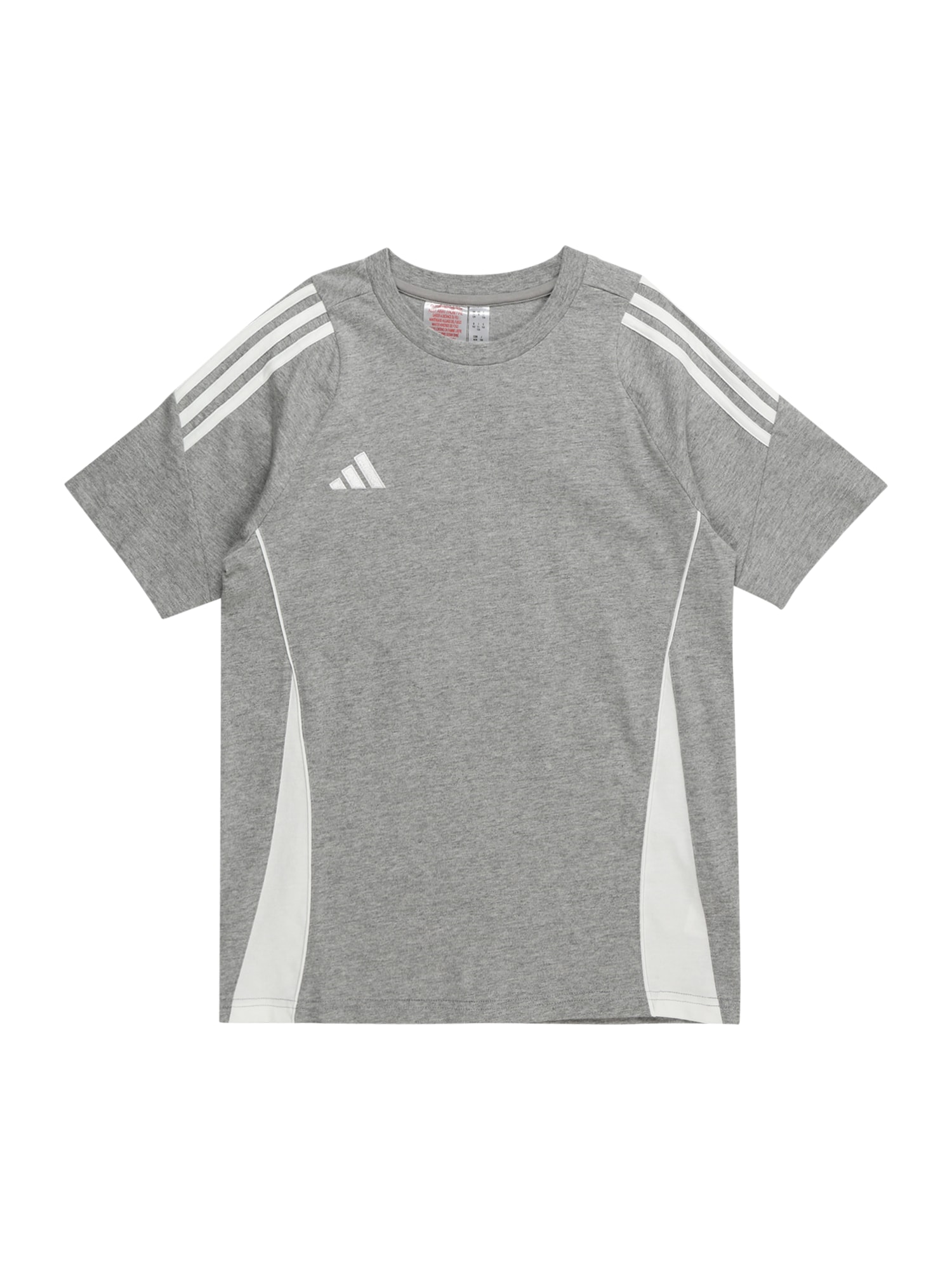 ADIDAS PERFORMANCE Tricou funcțional TIRO24  gri / alb