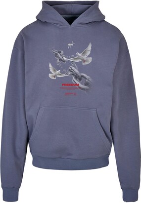 MJ Gonzales Sweatshirt ‘Freedom’ Opaal / Aardetinten / Robijnrood / Offwhite