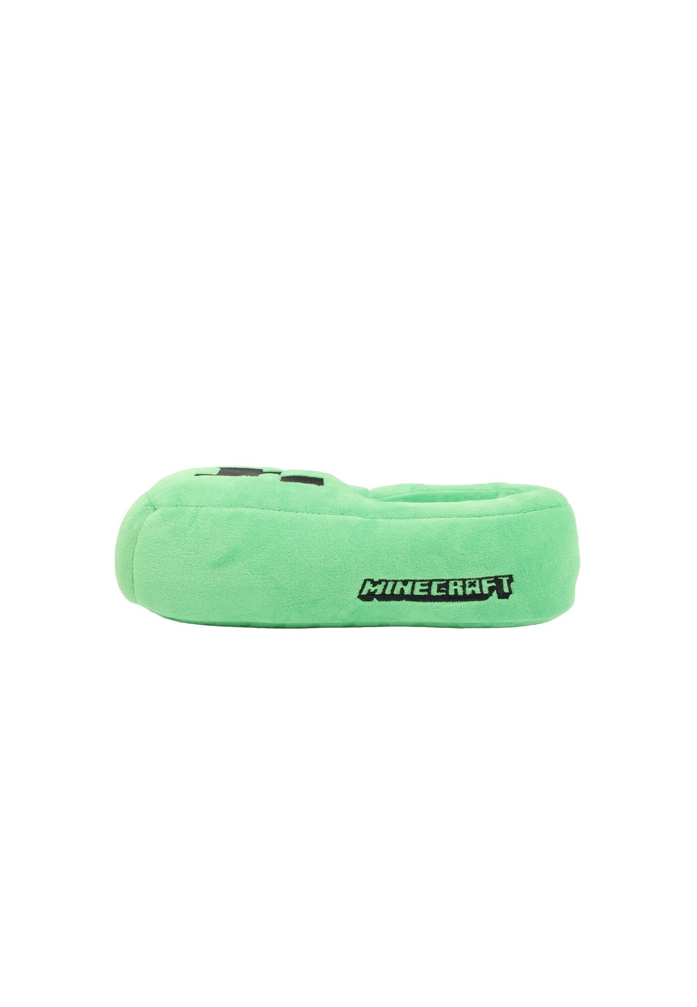 Lindex Zapatillas de casa 'Minecraft' verde claro / negro – imagen 1