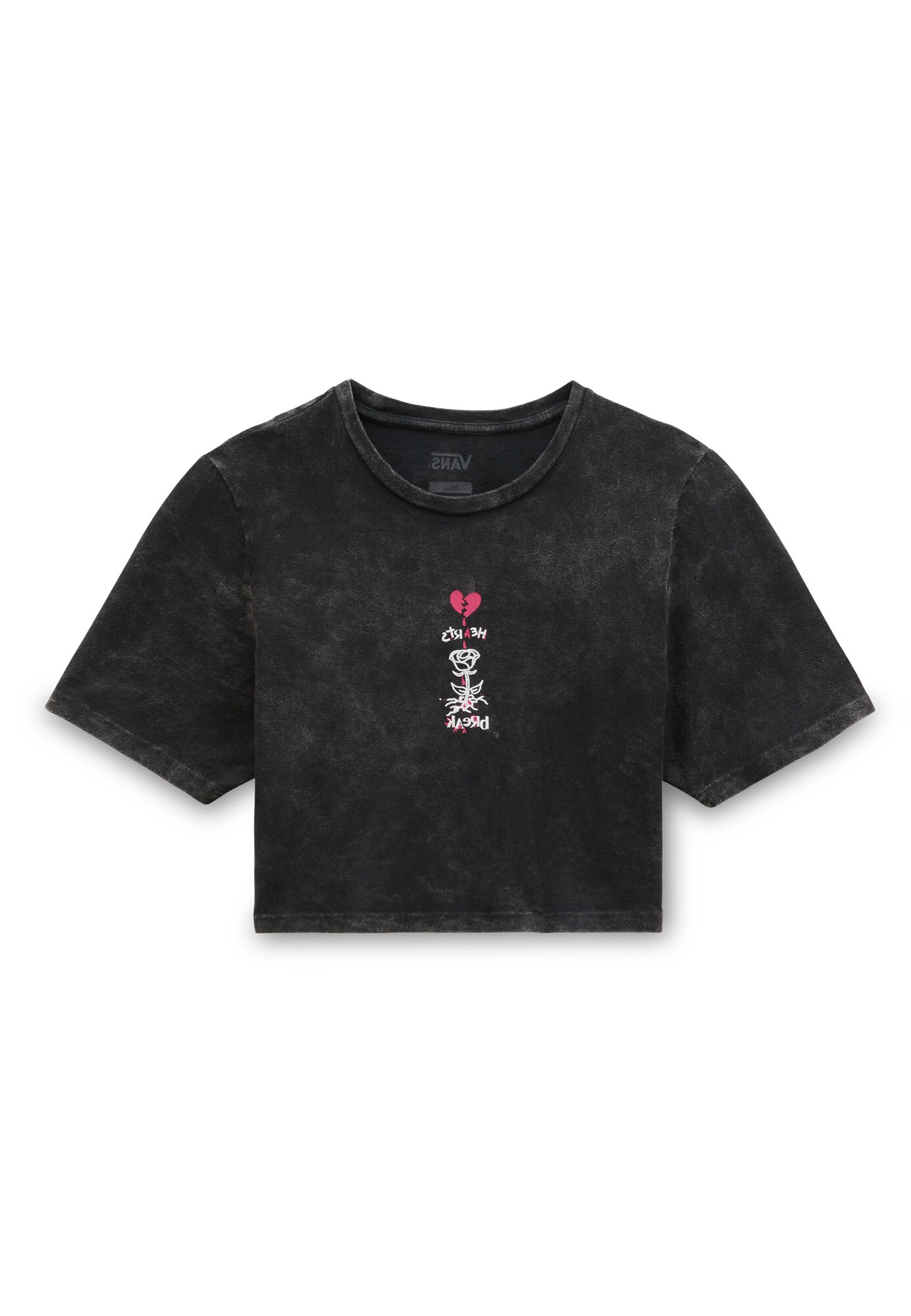 VANS Tricou HEARTBREAKER CREW CROP II  mai multe culori / negru