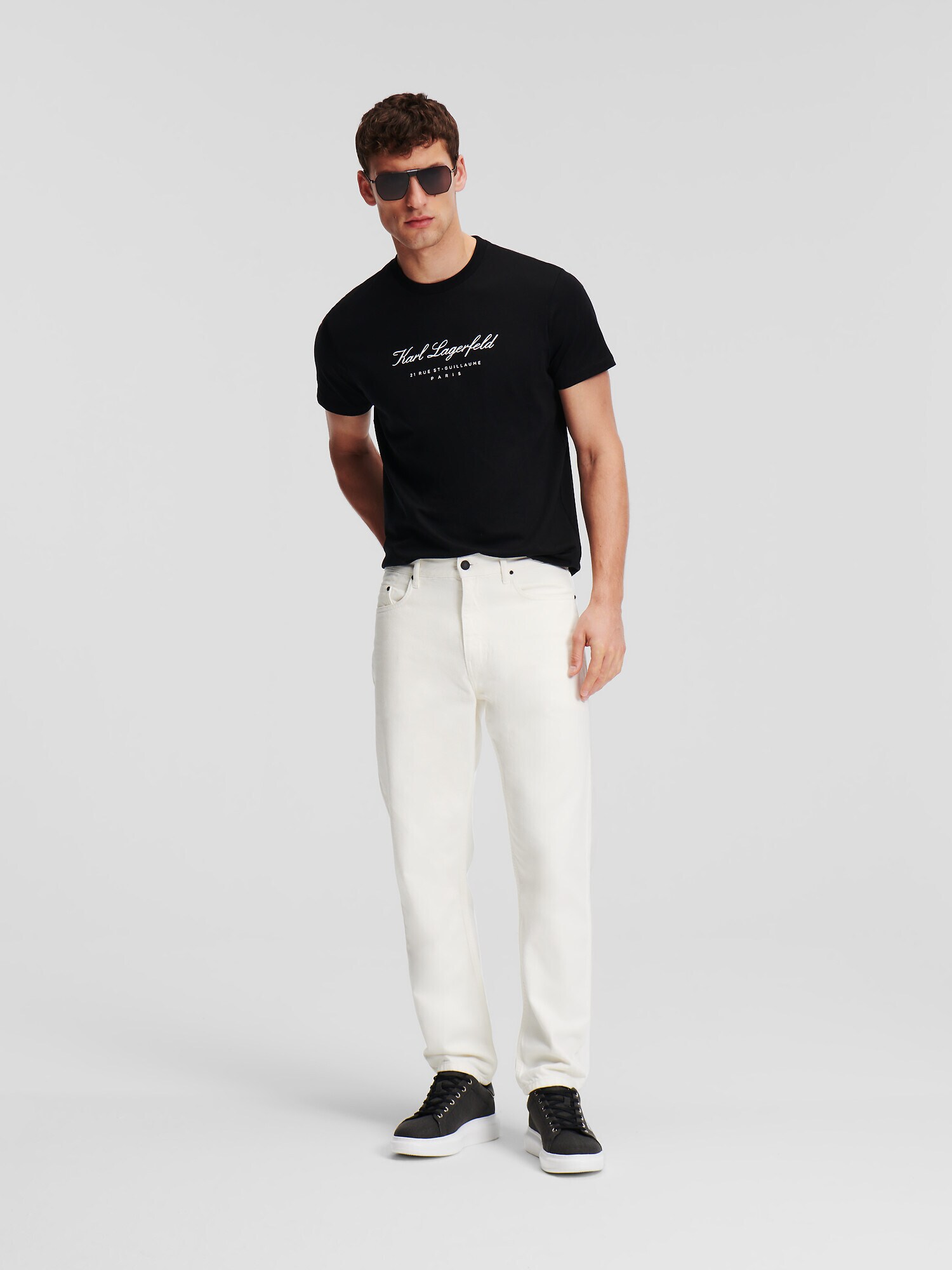 Karl Lagerfeld Farmer  fekete / fehér termék 2. képe