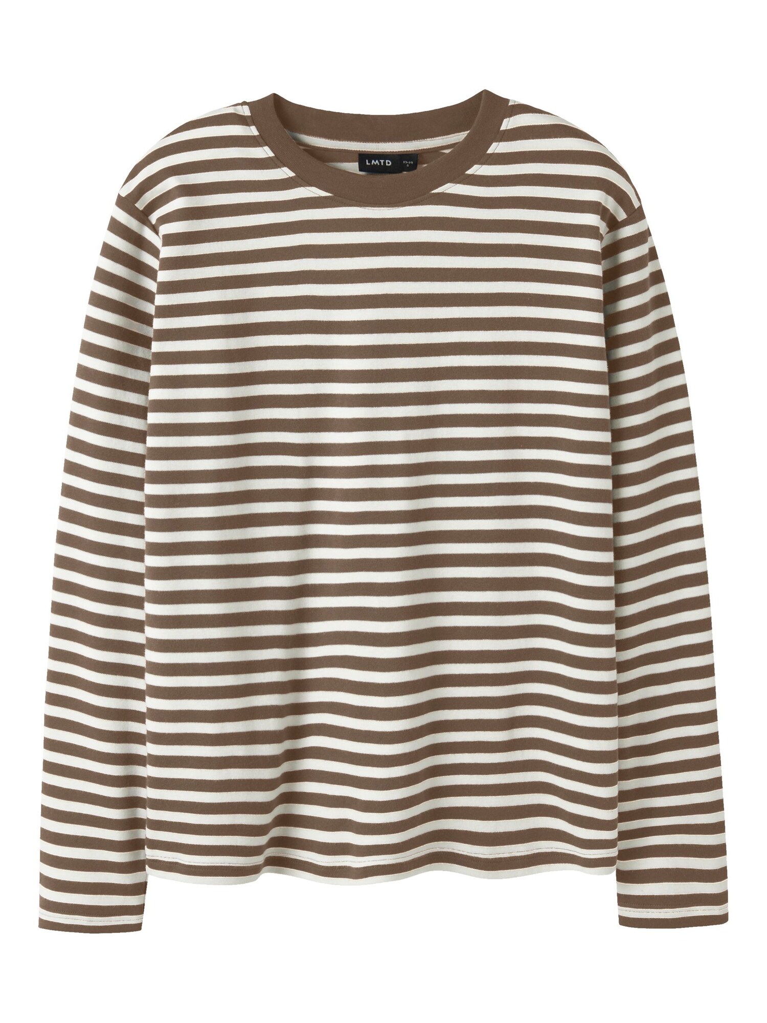 Lmtd Shirt Chocoladebruin / Wit
