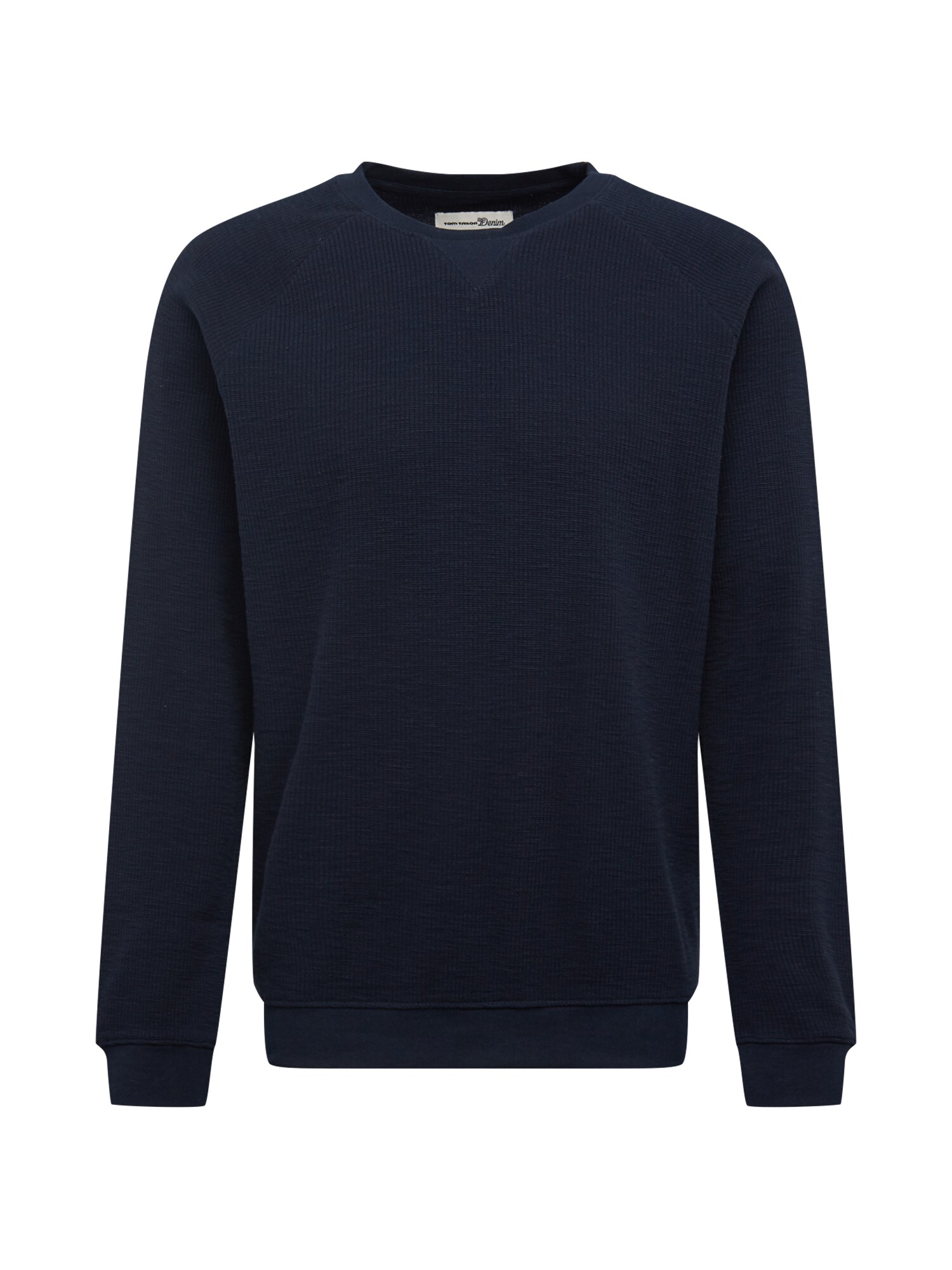 TOM TAILOR DENIM Megztinis be užsegimo  tamsiai mėlyna jūros spalva