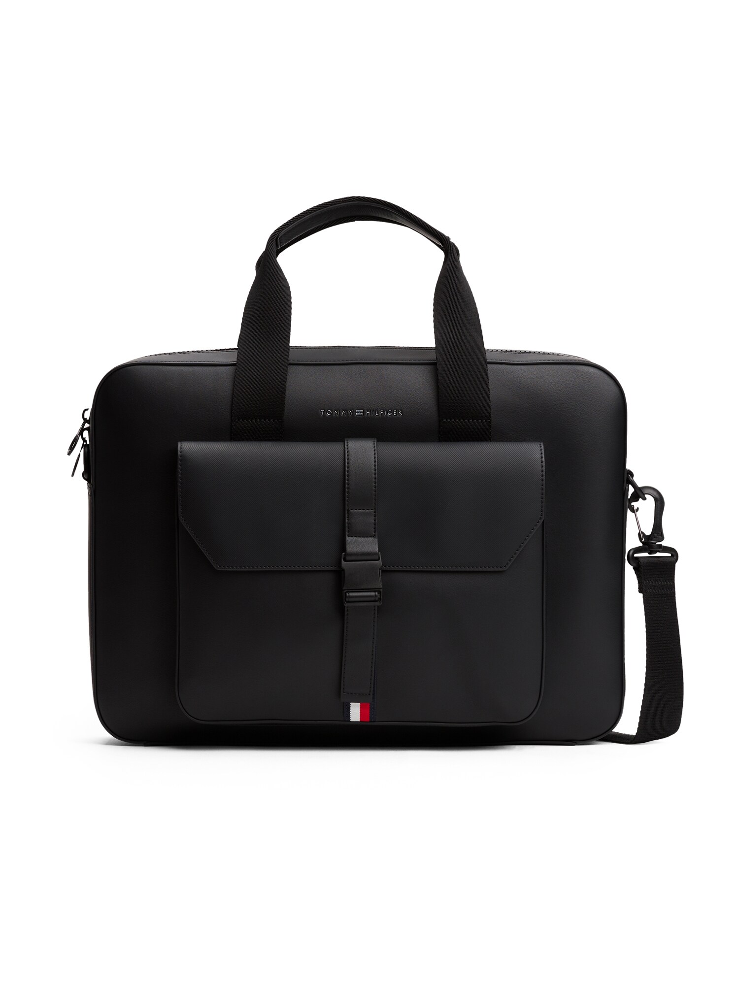TOMMY HILFIGER Taška na notebook  čierna