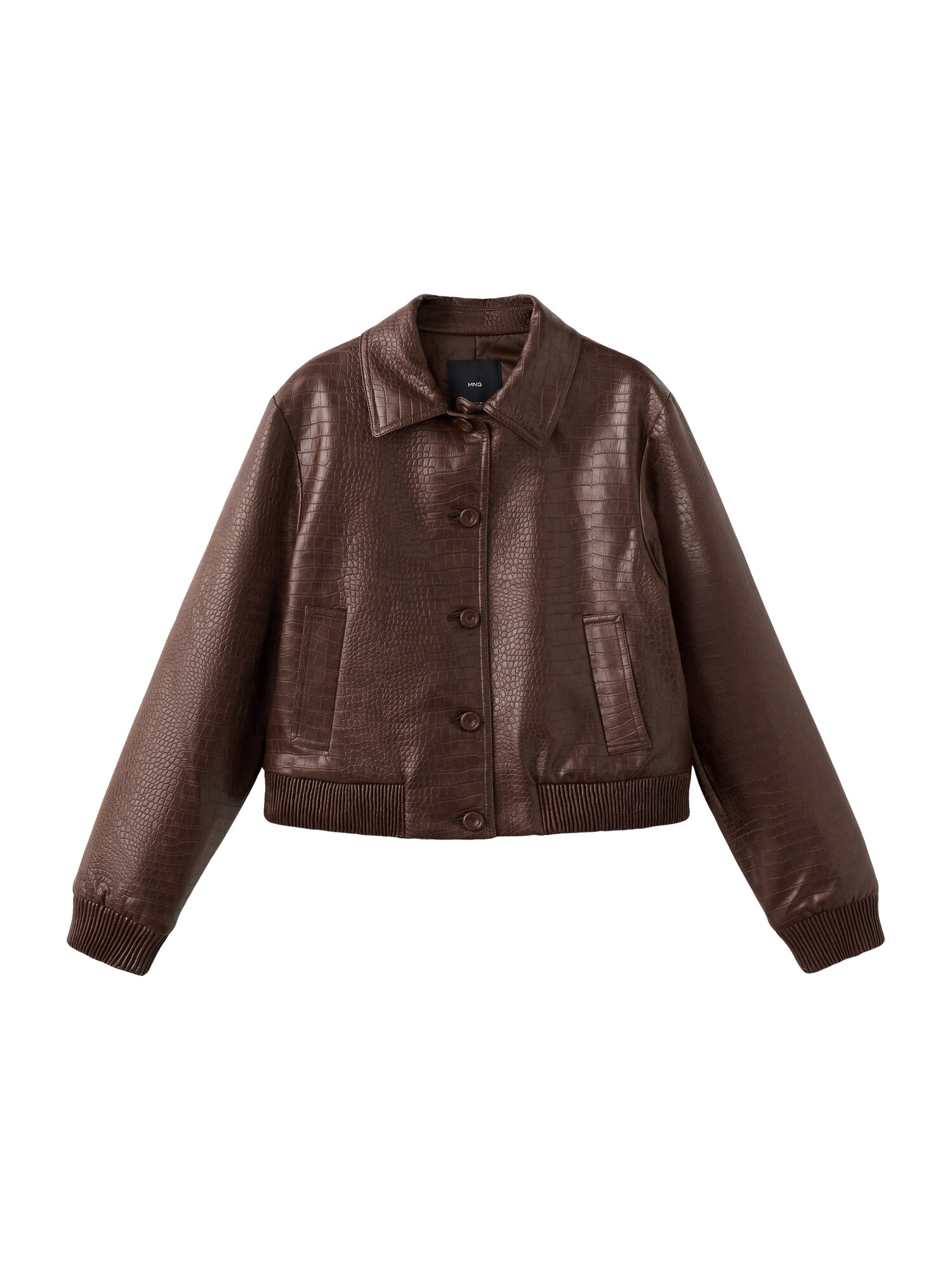 MANGO Geacă de primăvară-toamnă DUNDEE  maro