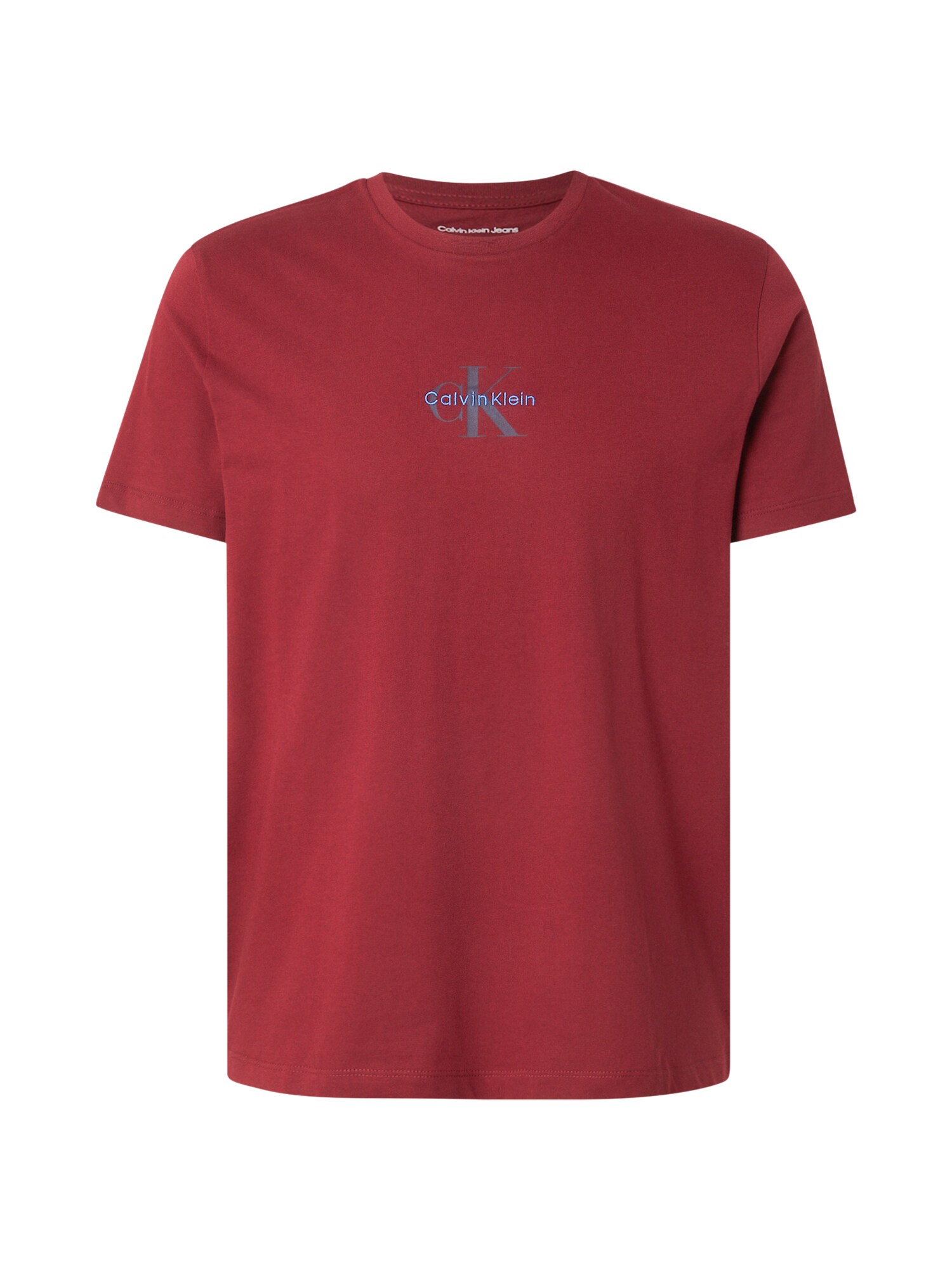 Calvin Klein Jeans Tricou  albastru marin / albastru deschis / roșu