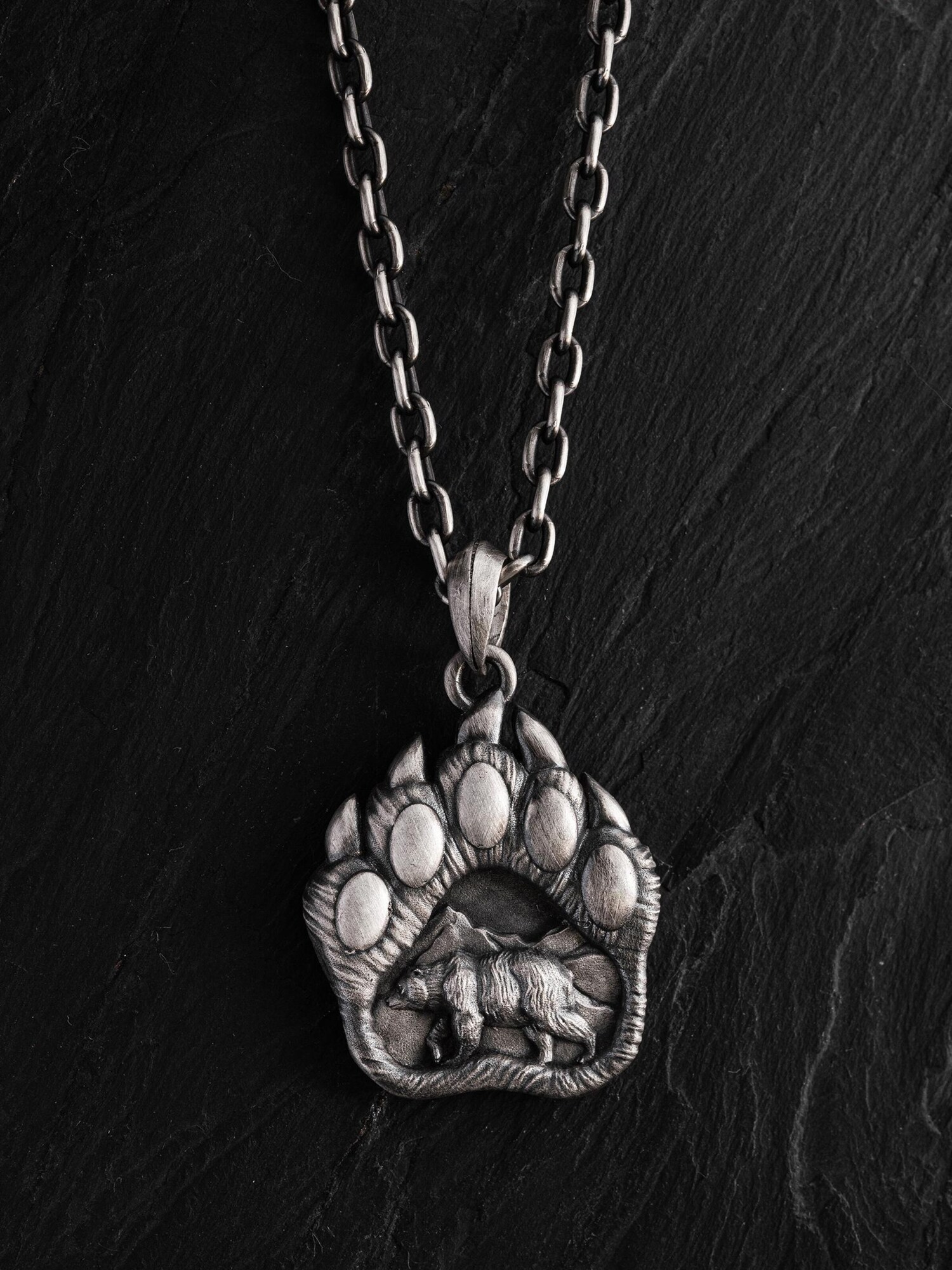 REYTEL Privjesak 'BEARS PAW' srebro