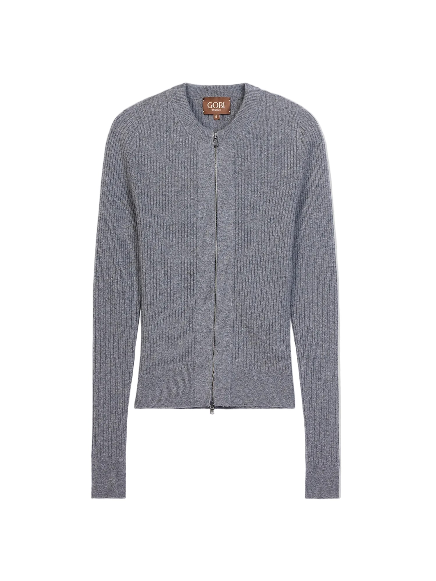 GOBI Cashmere Cárdigan  gris moteado
