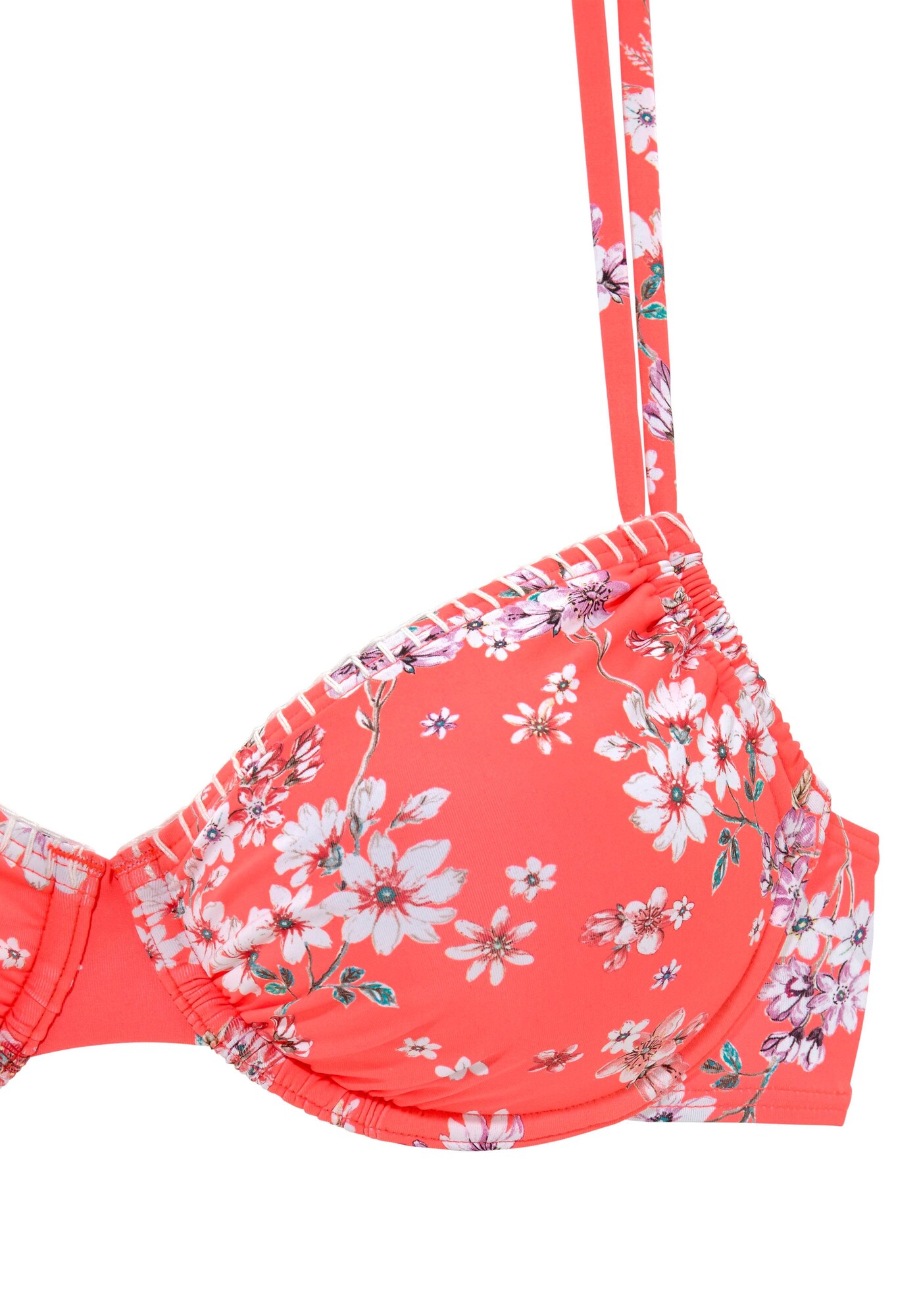 SUNSEEKER Bikini felső 'Ditsy'  benzin / korál / rózsaszín / fehér termék 2. képe
