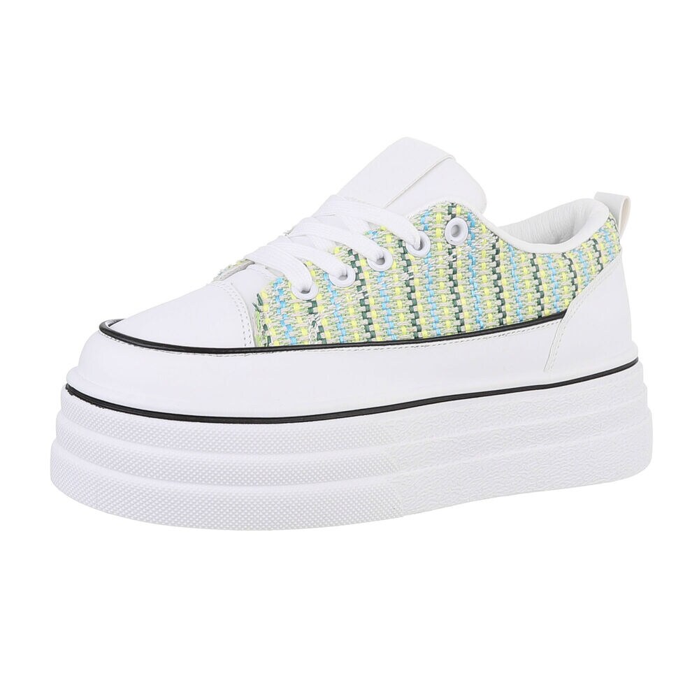 Ital-Design Sneaker Damen Größe 39 weiß