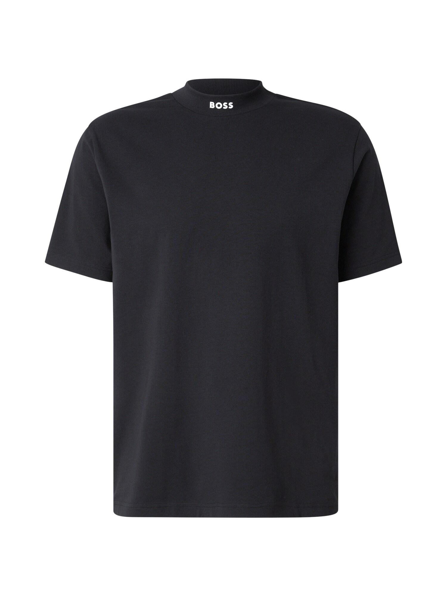 BOSS Tricou  negru / alb