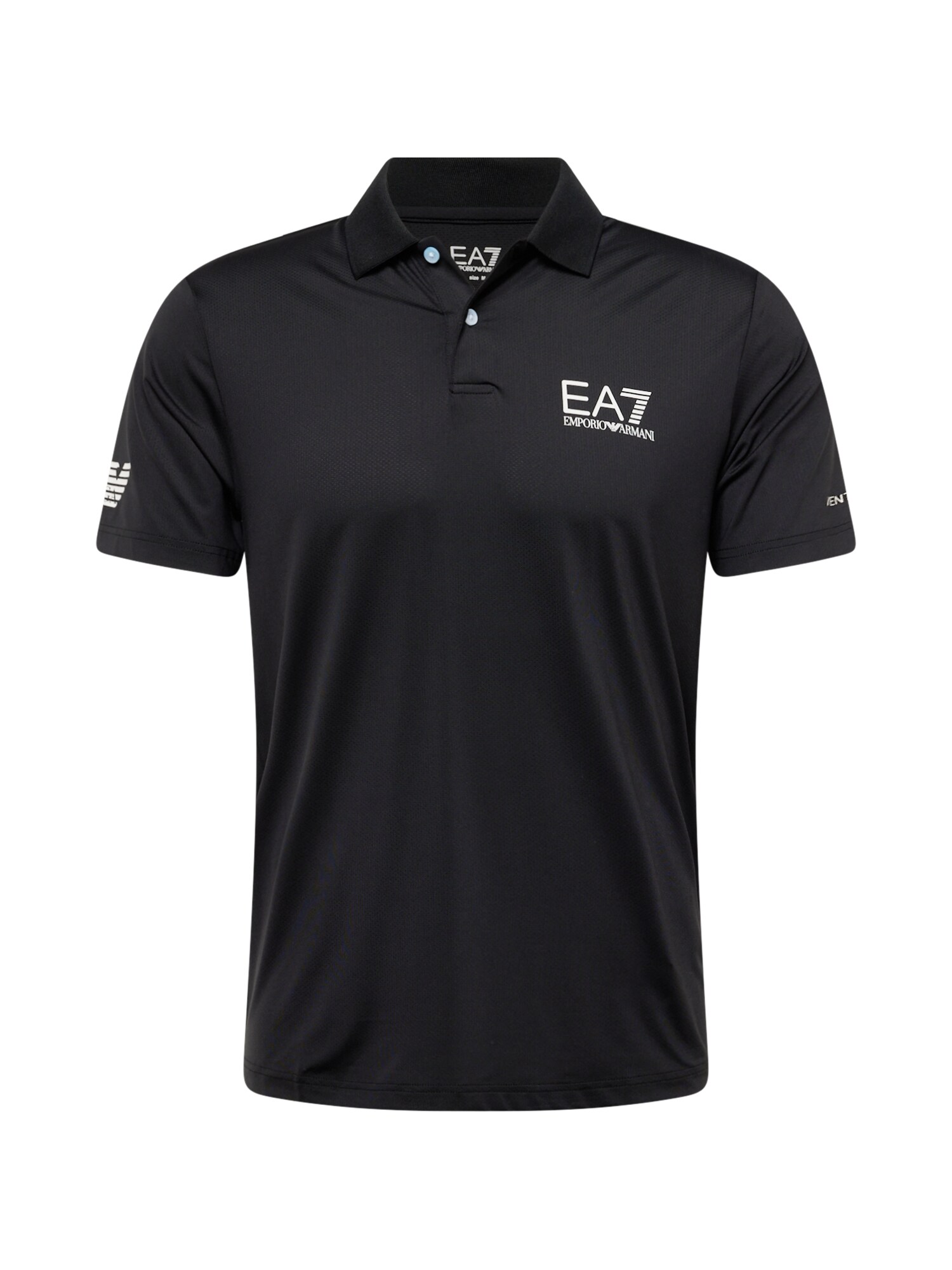 EA7 Emporio Armani Tricou  negru / alb