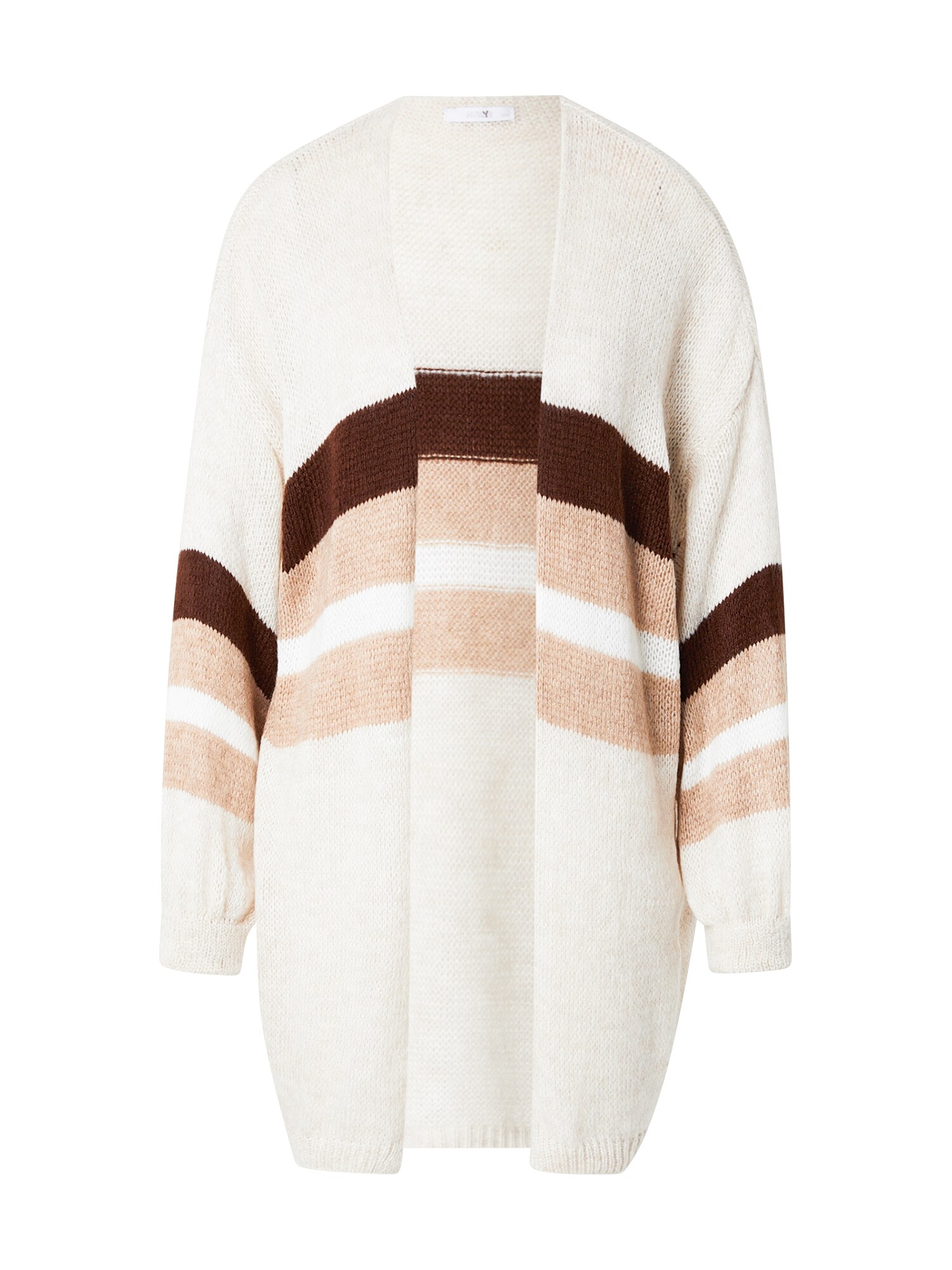 Hailys Geacă tricotată Se44rena  bej / maro / alb