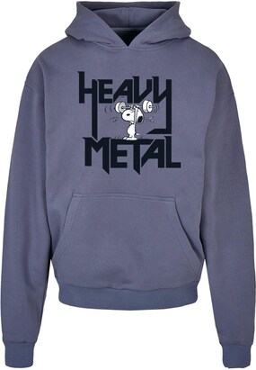 Merchcode Sweatshirt ‘Heavy Metal’ Blauw / Zwart / Wit