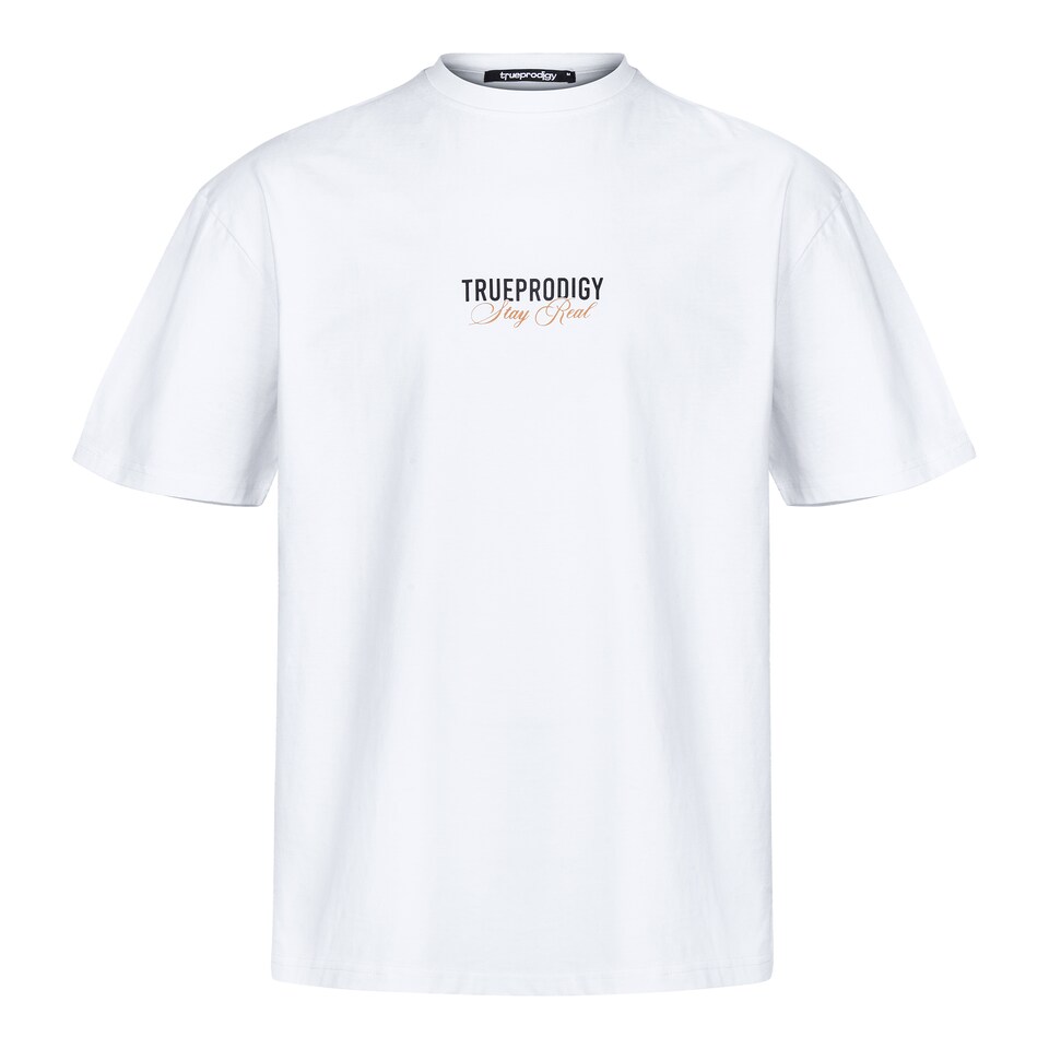 T-shirt 'Lou' orange / svart
