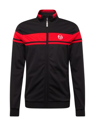 Sergio Tacchini Sweatvest ‘DAMARINDO’ Rood / Zwart / Wit