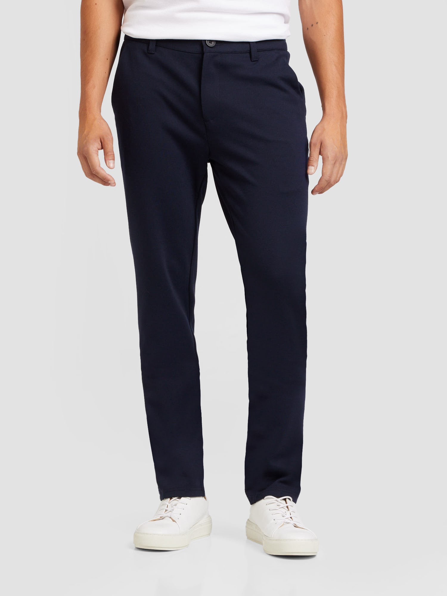 BLEND Chino nadrág 'Langford'  tengerészkék termék 2. képe