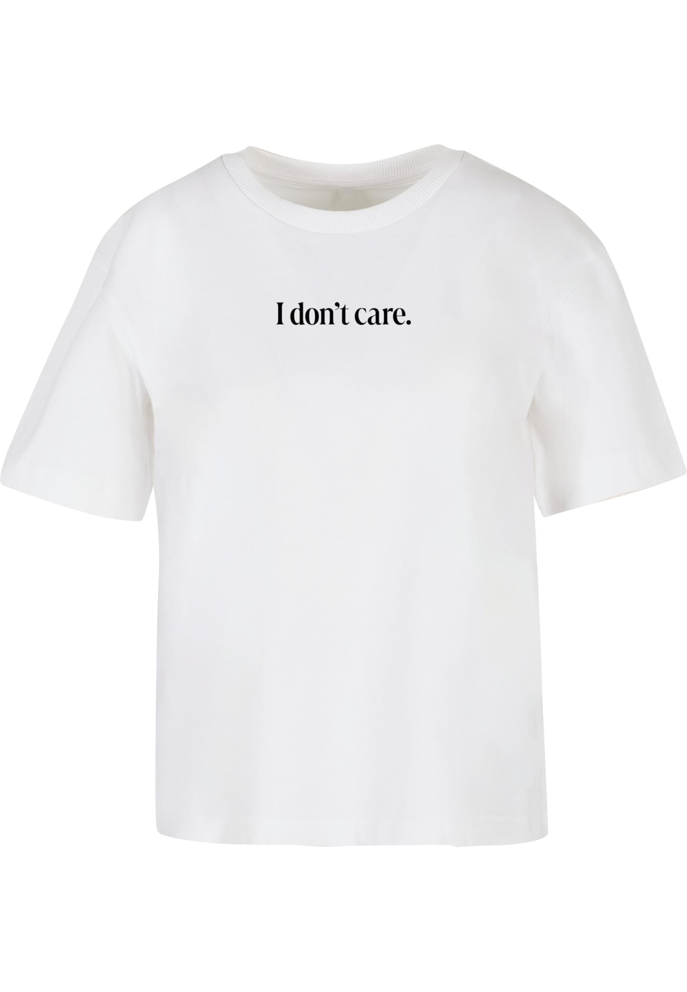Miss Tee Póló 'I Don´t Care'  fekete / fehér akciós termékkép 1