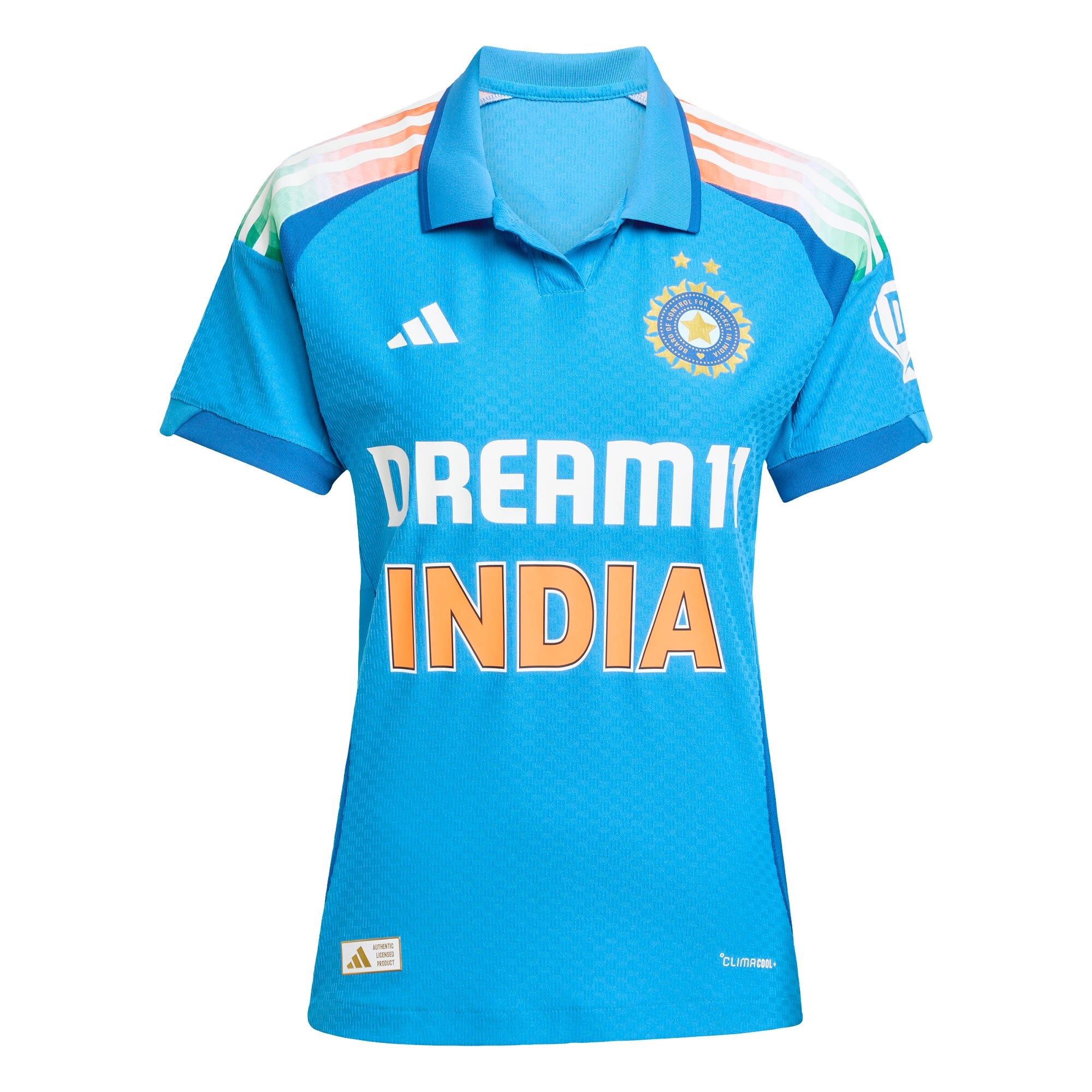ADIDAS PERFORMANCE Camiseta de fútbol 'Indien Cricket One Day' azul claro / naranja / blanco