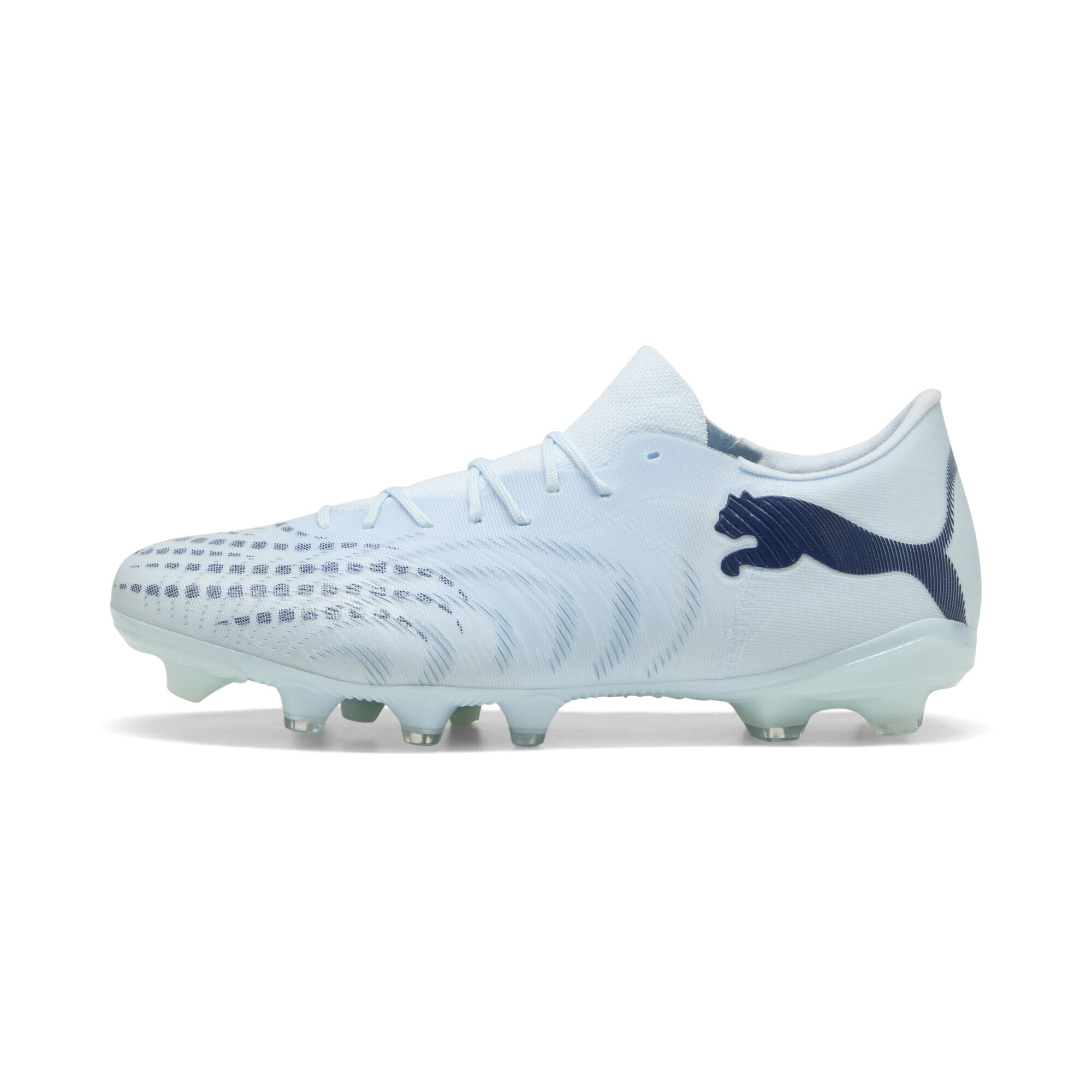 Puma Voetbalschoen 'Future 9 Match Fusion' Pastelblauw / Zwart