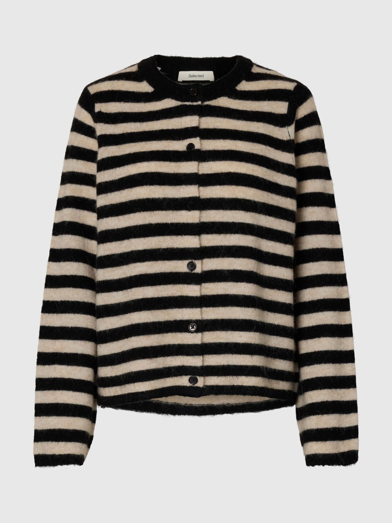 SELECTED Cárdigan  beige / negro