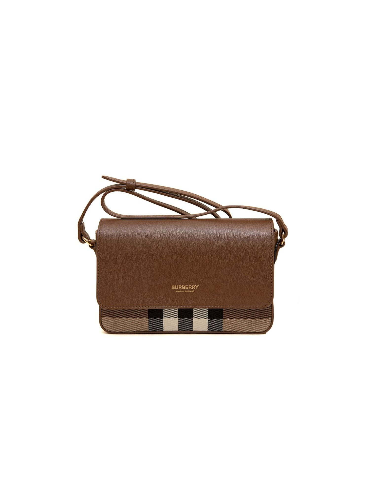 BURBERRY Bolso de mano 'New Hampshire Shoulder Bag 20x6x13 cm'  marrón