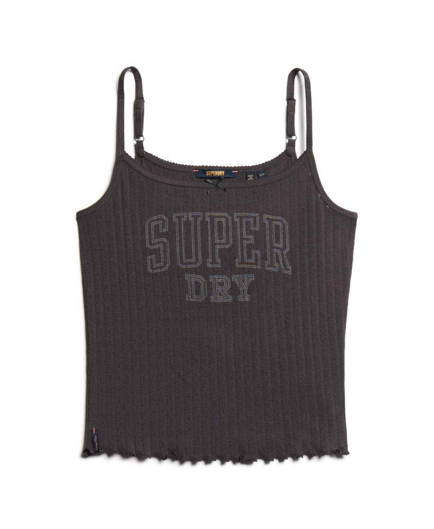 Superdry Top  gri / gri metalic