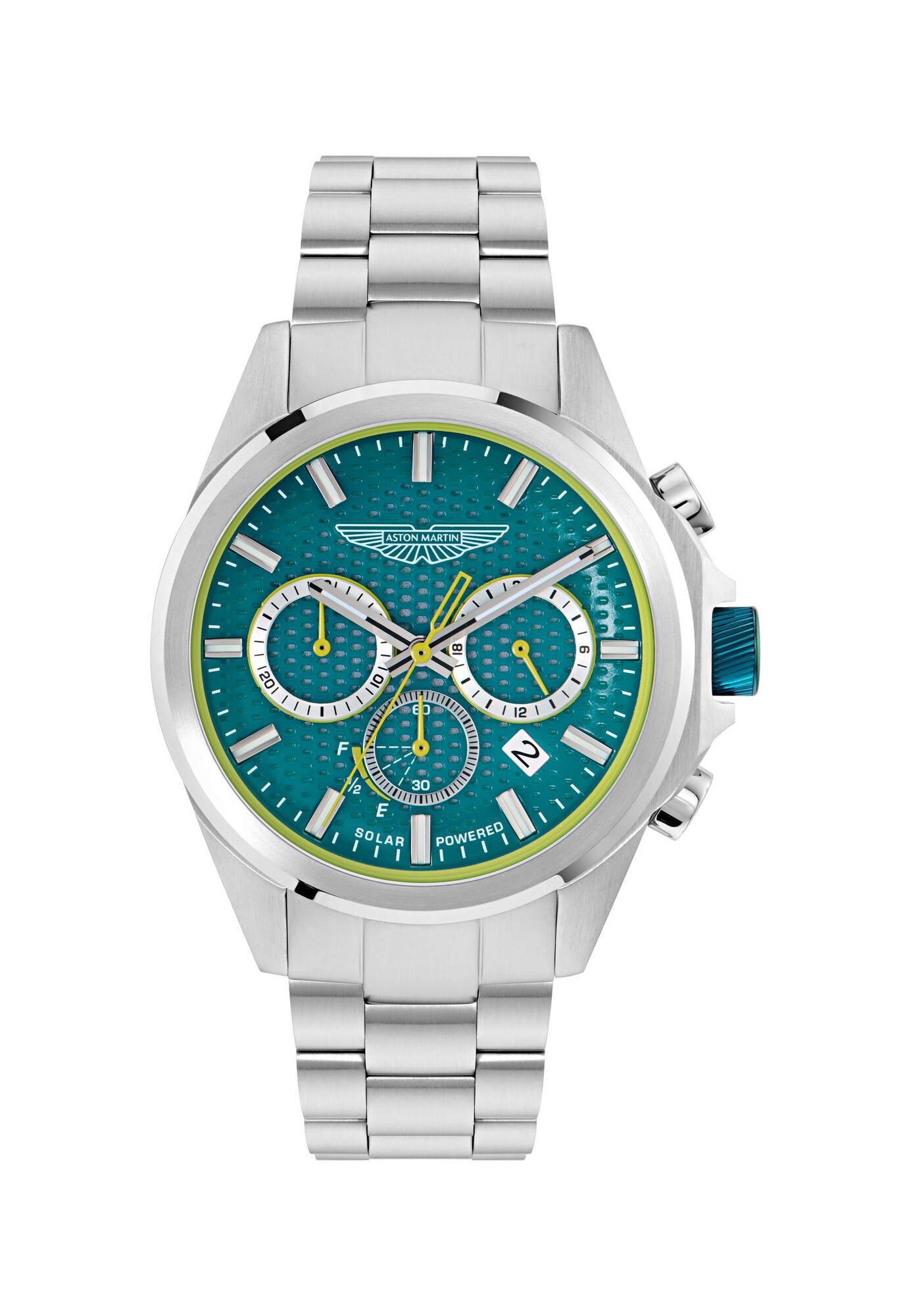 Aston Martin Orologio analogico ' HLC W '  verde / argento