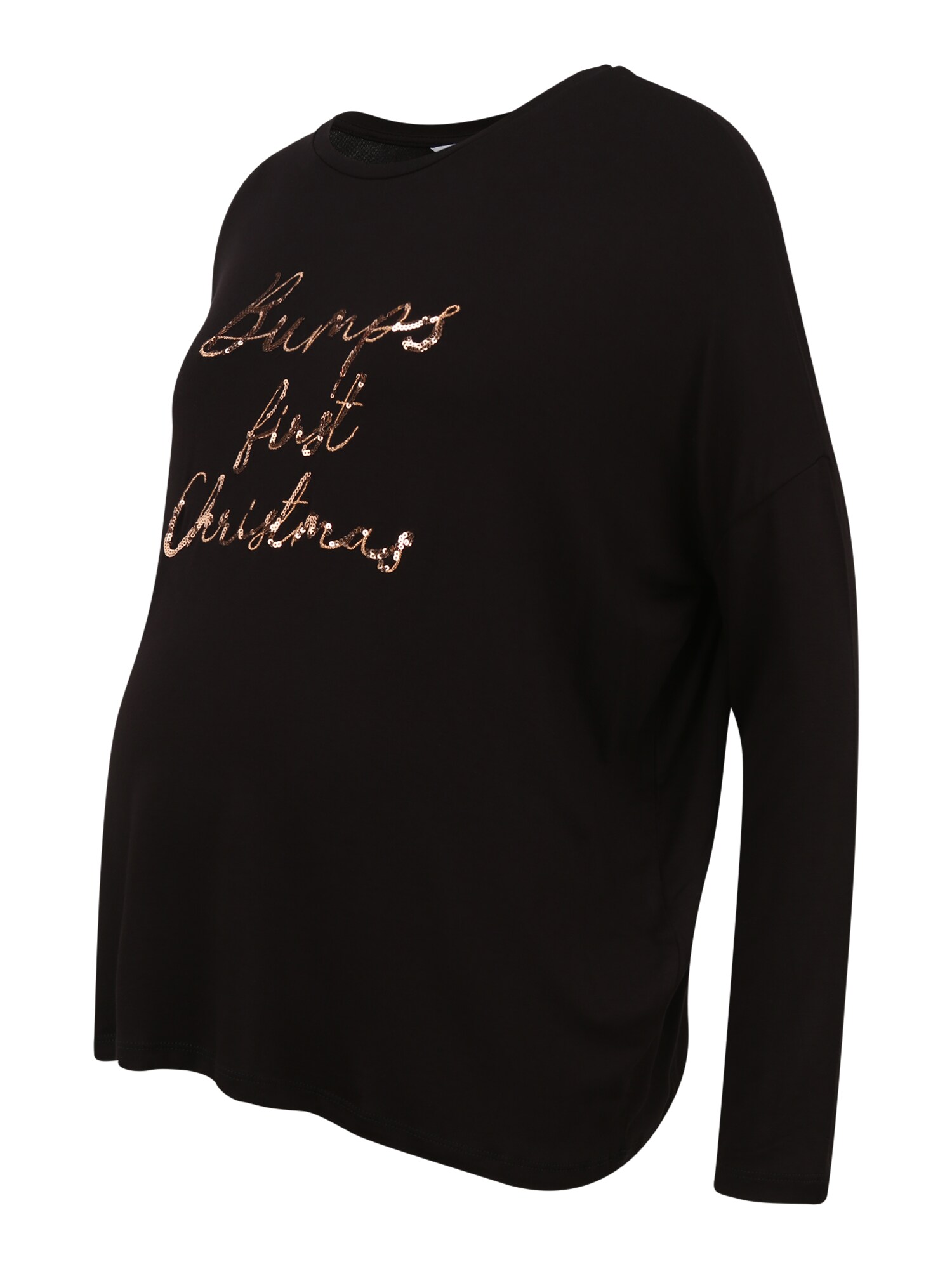 Dorothy Perkins Marškinėliai  juoda / rožinio aukso spalva
