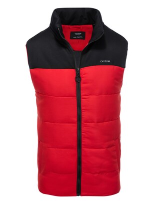 Ombre Bodywarmer ‘V36’ Rood / Zwart