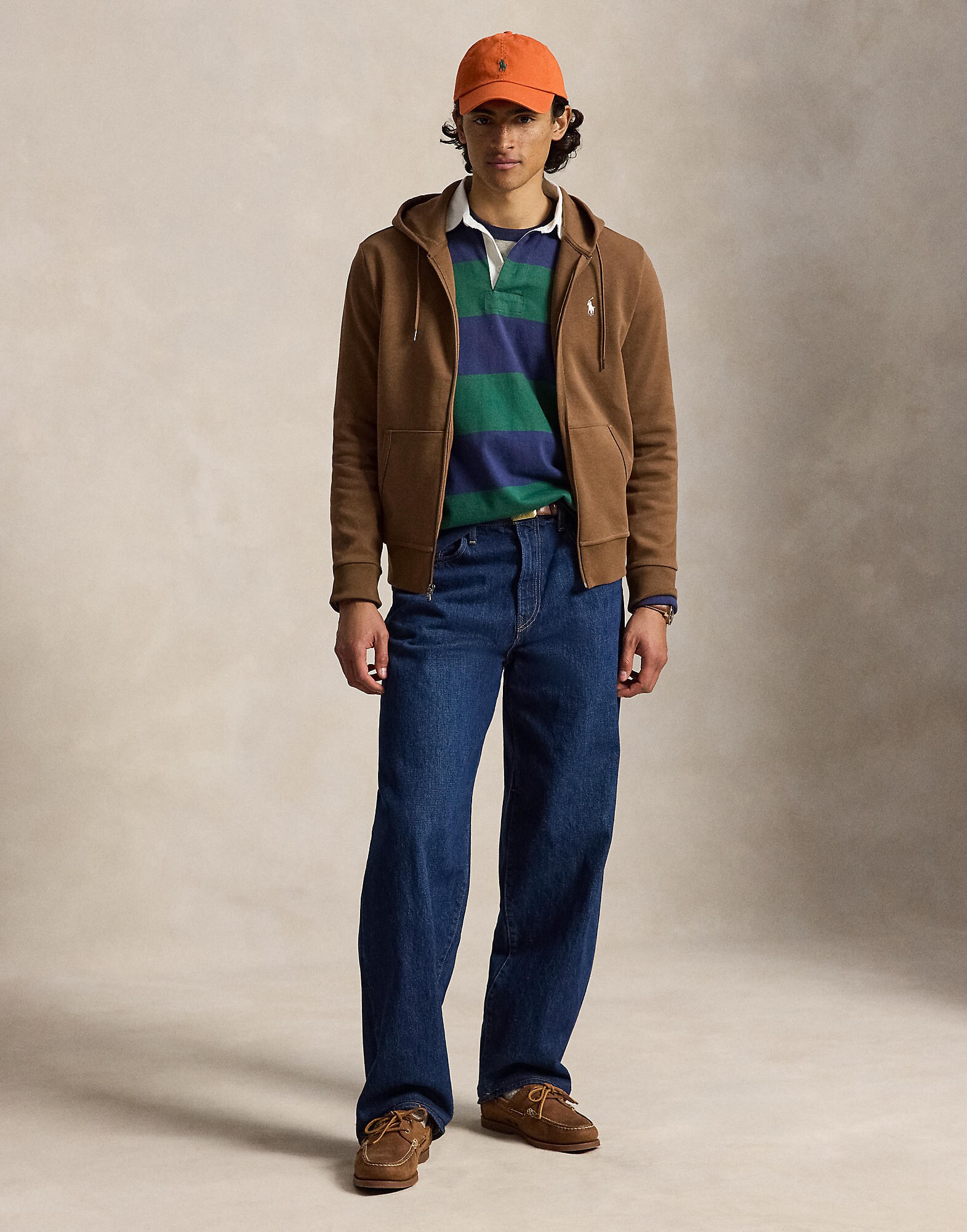 Polo Ralph Lauren Sudadera con cremallera  umbra – imagen 4