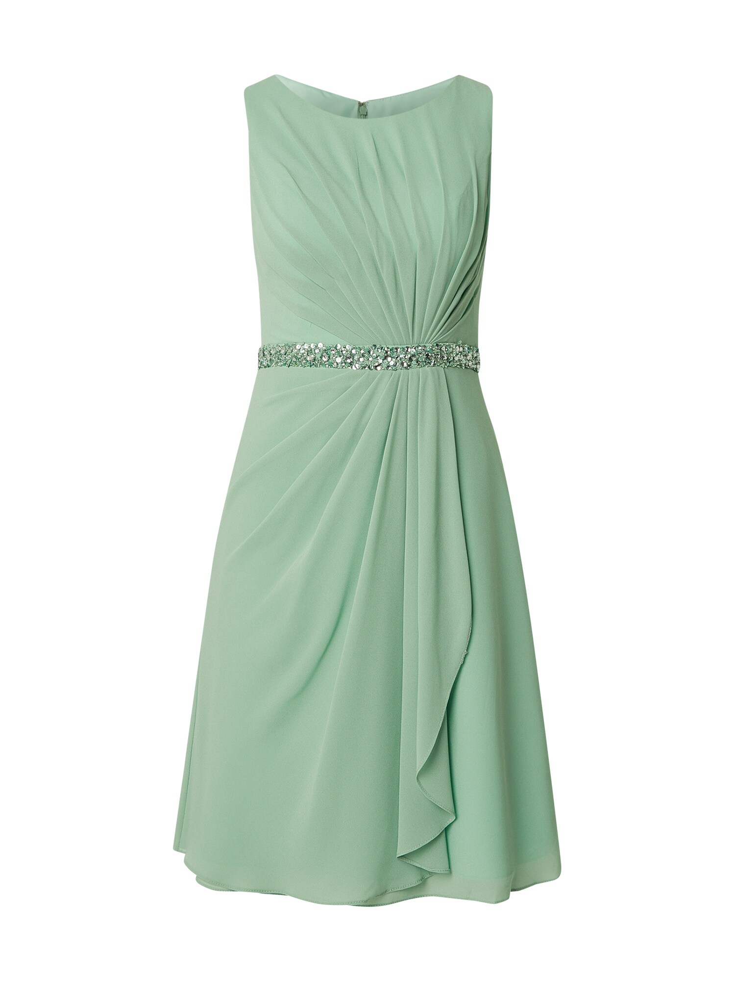 mascara Rochie de cocktail  verde pastel / transparent