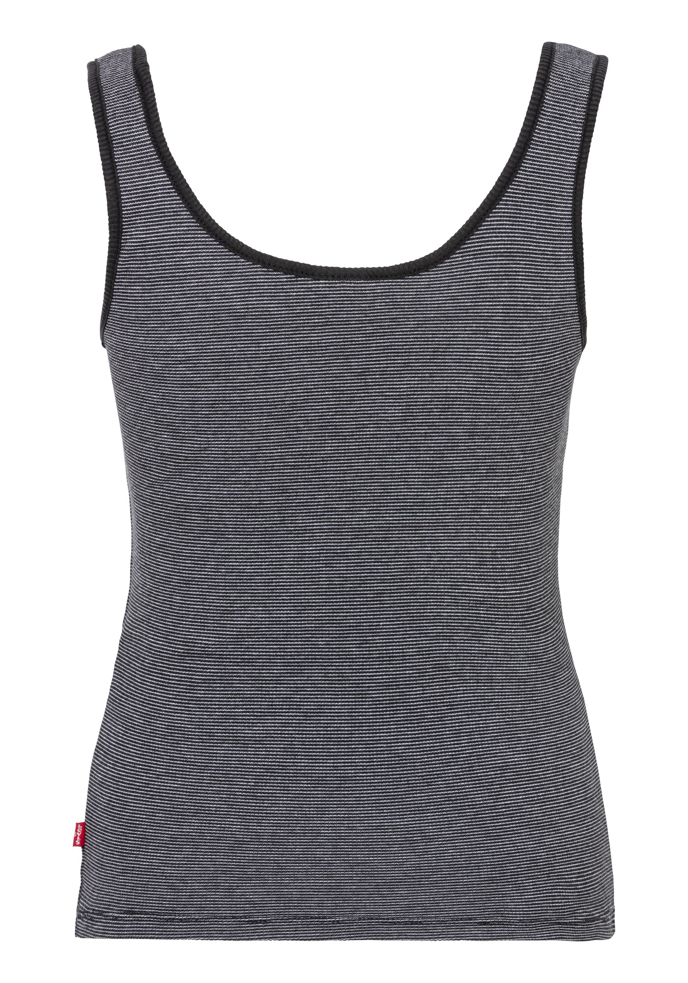 LEVIS ® Top Classic Fit Tank Top  negru / alb