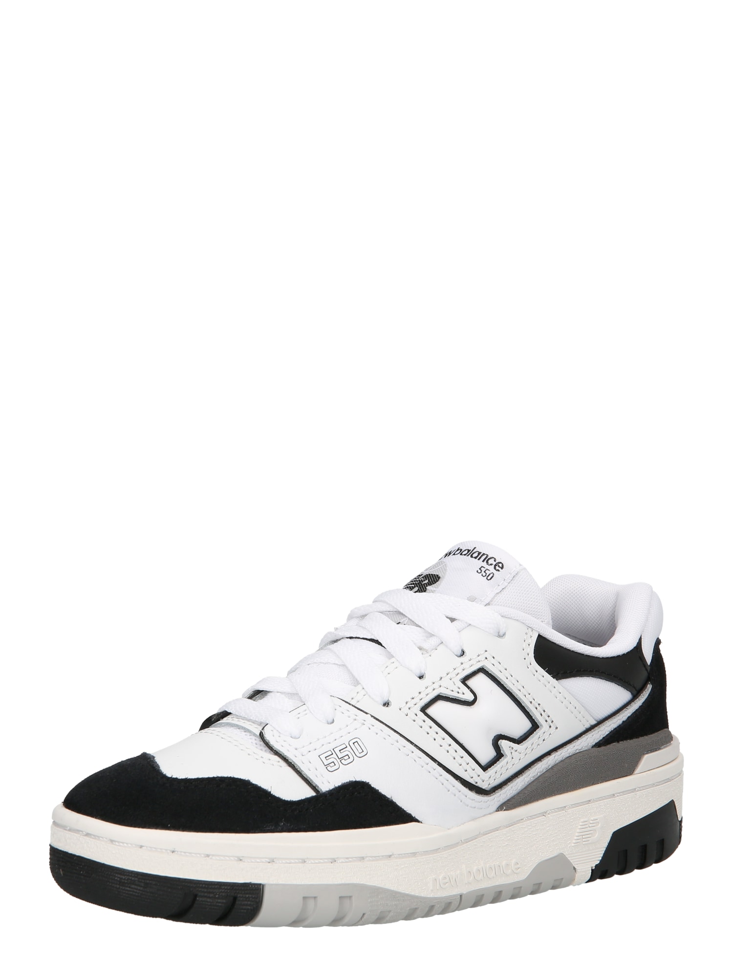new balance Sneaker '550'  negru / alb