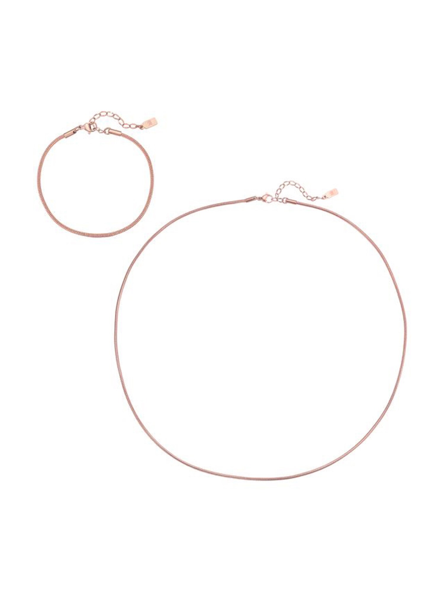 Hey Happiness Conjunto de joyería 'Edge Snake'  oro rosa