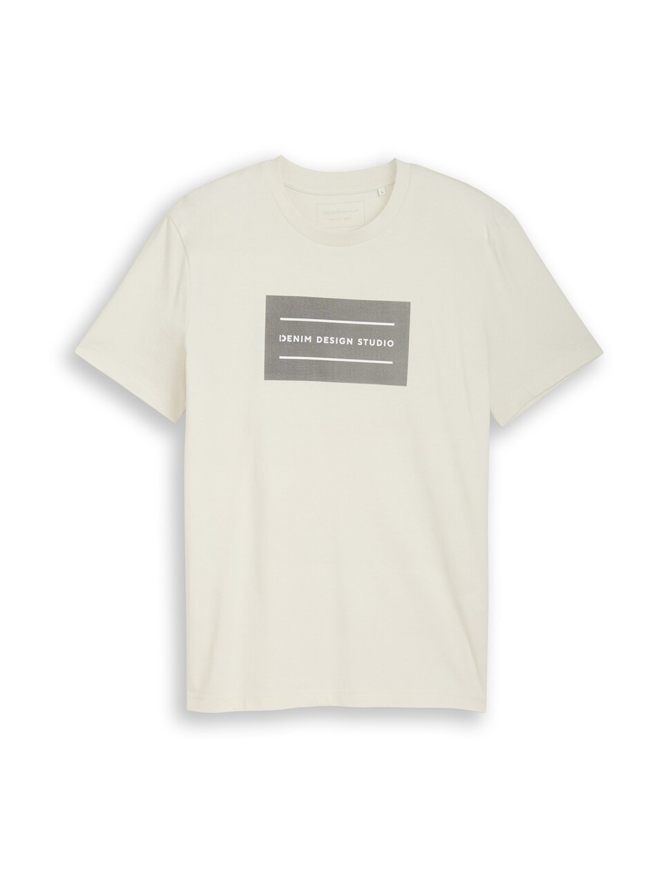 T-shirt mörkgrå / vit