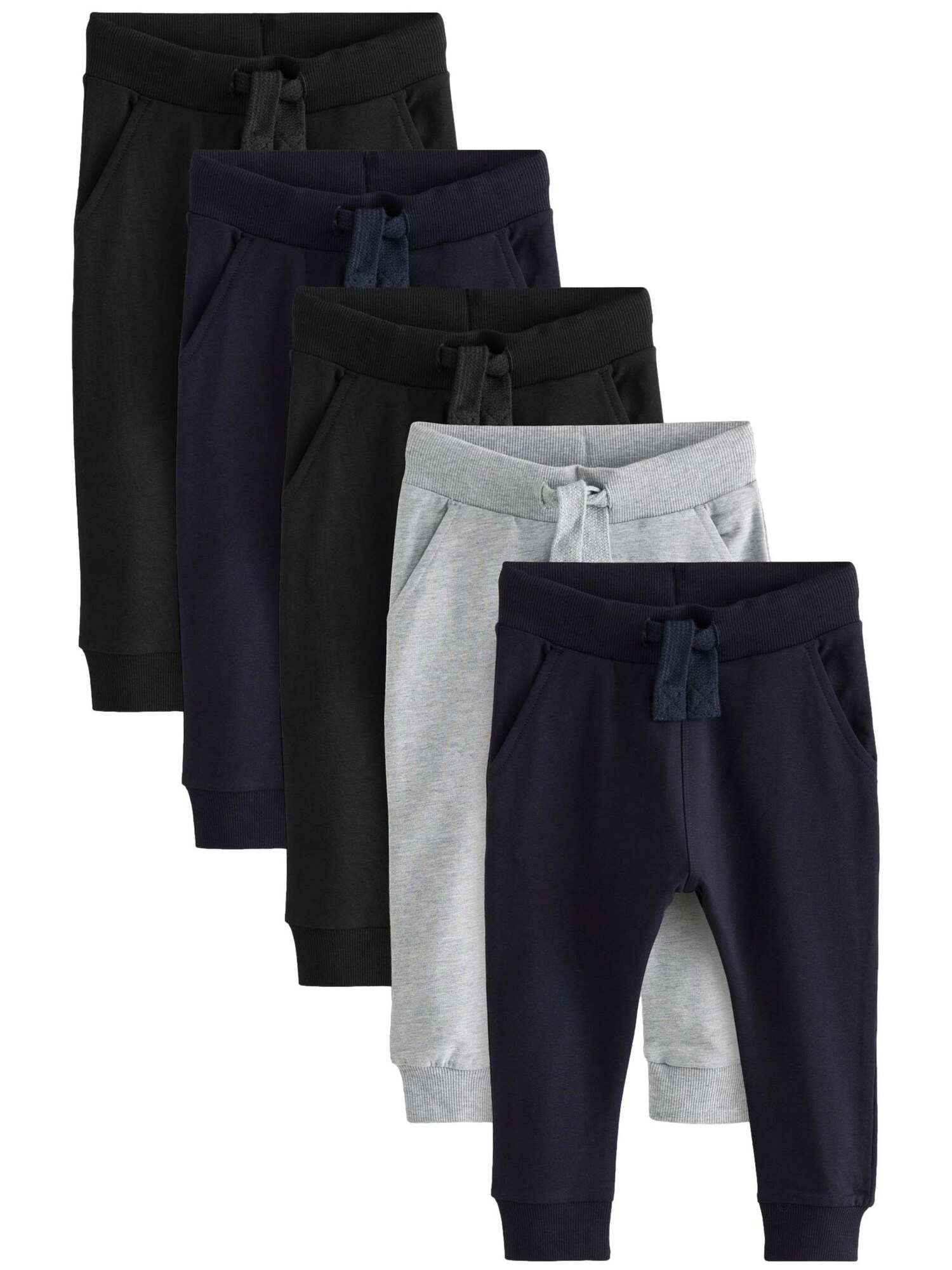 Next Pantaloni  albastru marin / gri metalic / gri amestecat