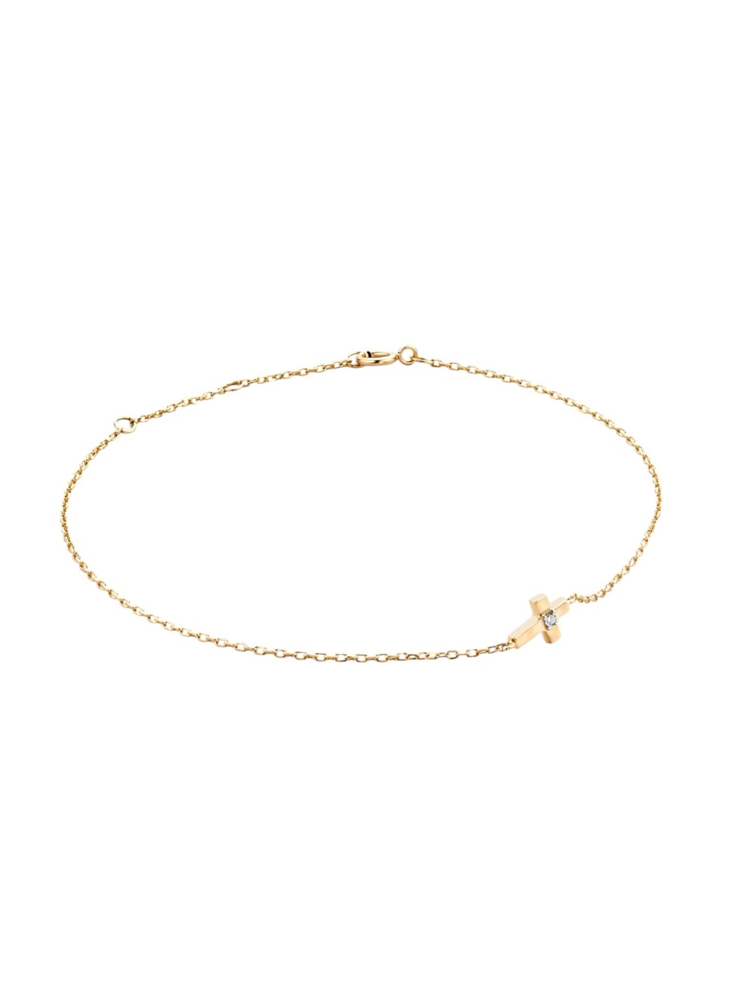 DIAMANT LETERNEL Narukvica 'Armband aus 375 Roségold mit Diamant in Roségold' rosé