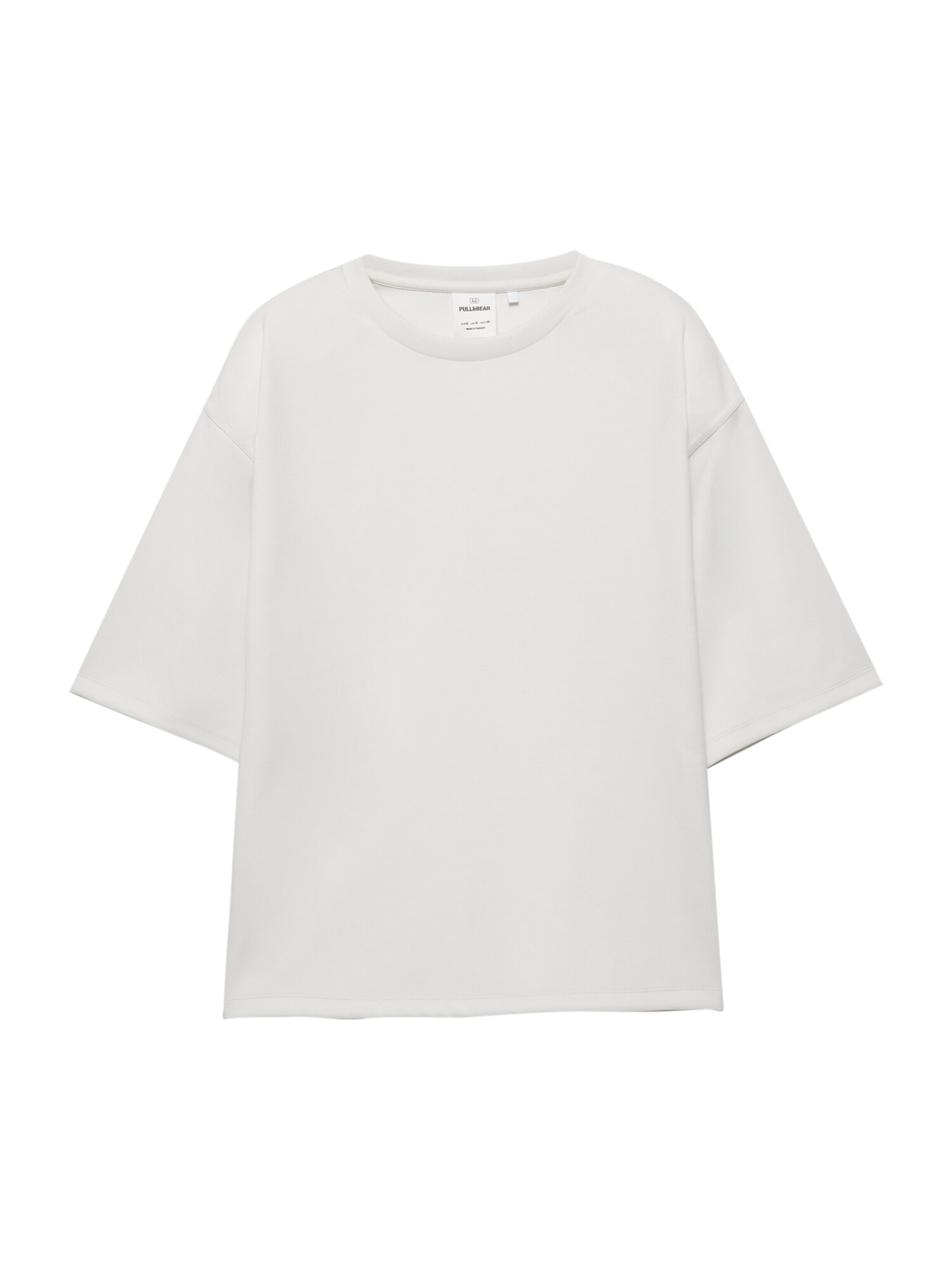 Pull&Bear Oversize tričko  nebielená