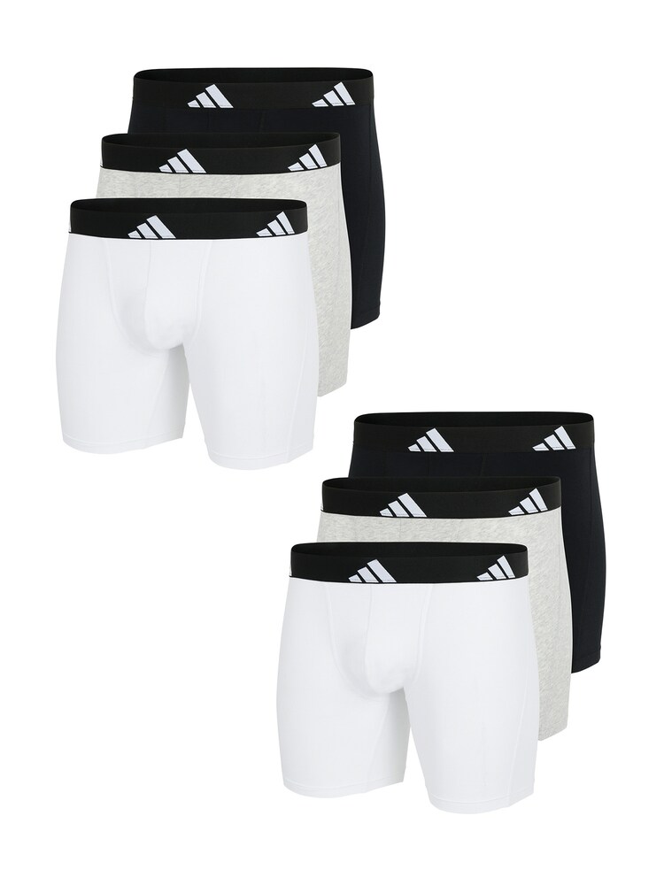 ADIDAS SPORTSWEAR Retro Boxer ' Active Flex Cotton ' Herren Größe L schwarz / weiß