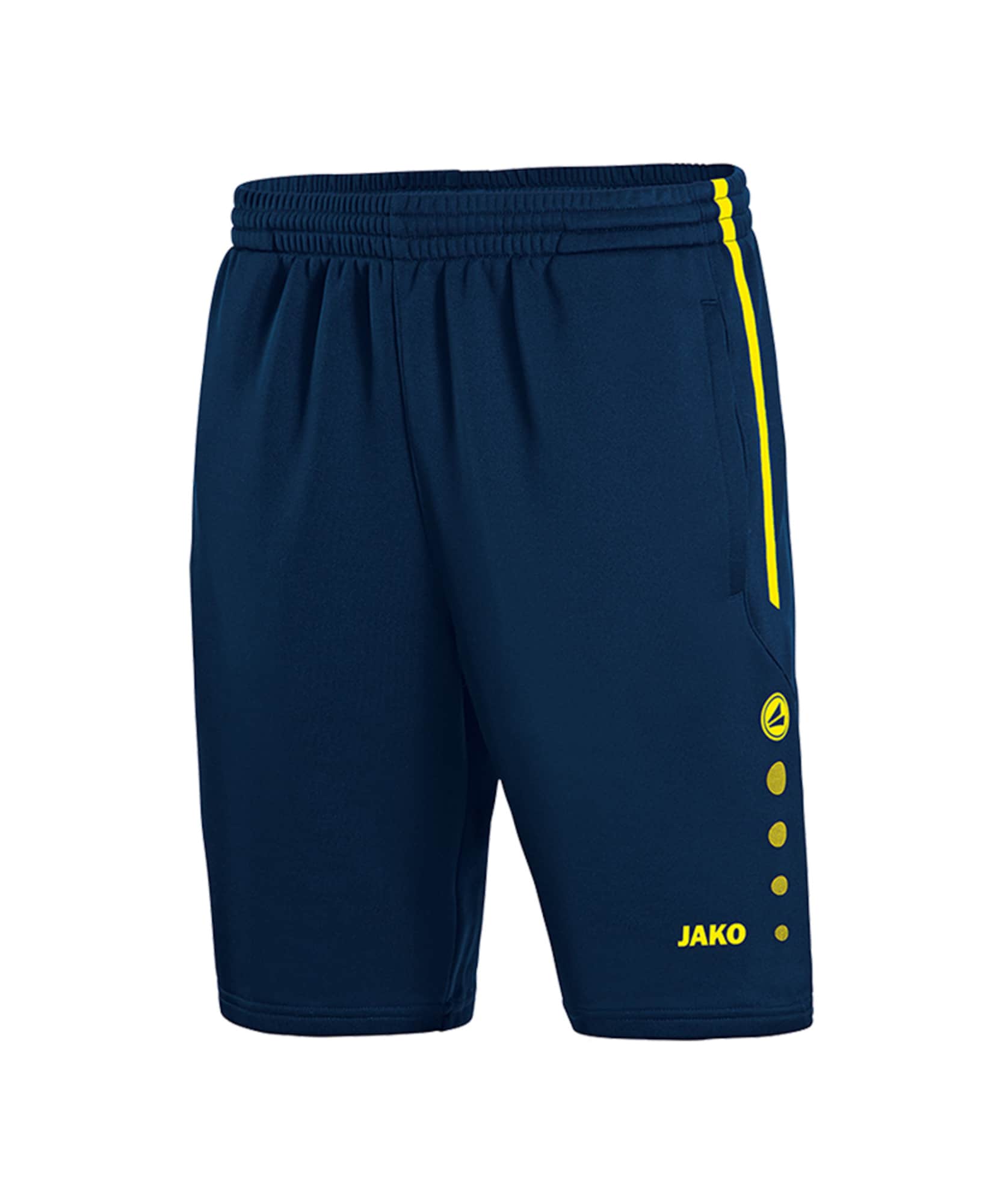 JAKO Pantaloni sport Active 2  albastru marin / galben neon