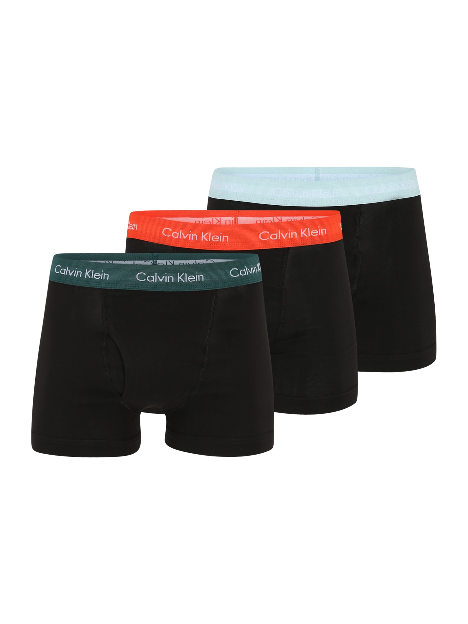 Calvin Klein Underwear Boxeralsók  világoskék / sötétzöld / sötét narancssárga / fekete