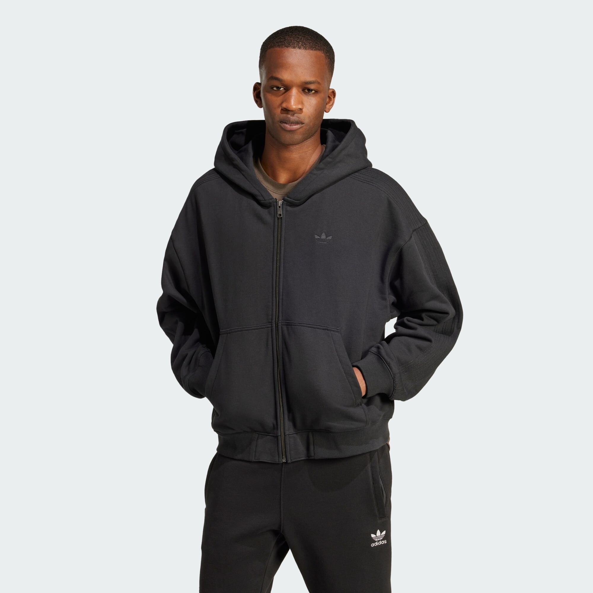 ADIDAS ORIGINALS Tréning dzseki 'Premium Essentials'  fekete termék 2. képe