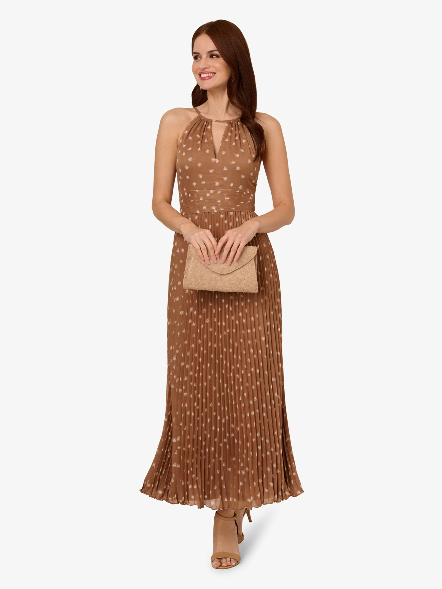 Thumbnail - Plissiertes Kleid 'Print Pleat Ankle Dress'