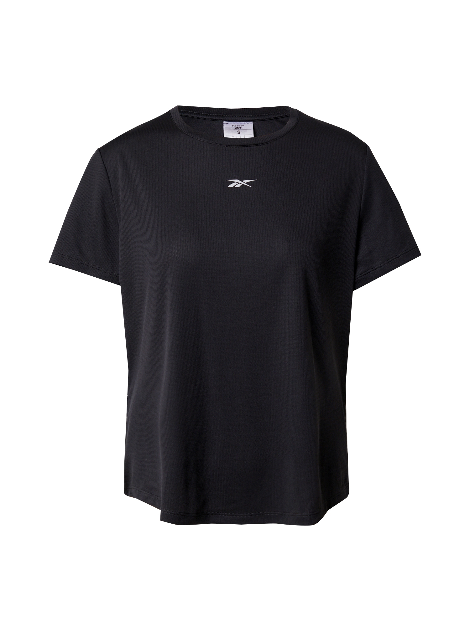 Reebok Функционална тениска  черно / бяло