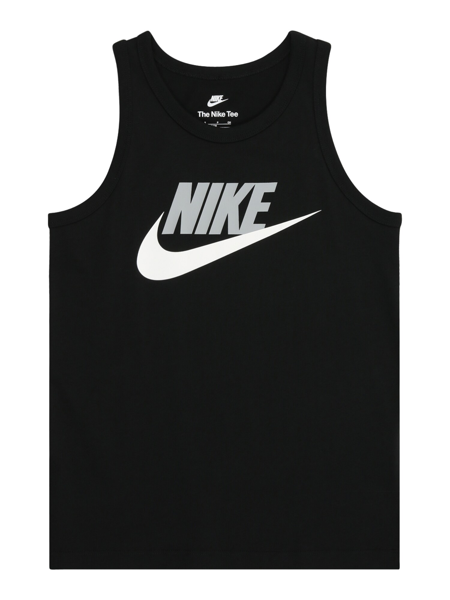 Nike Sportswear Póló  szürke / fekete / fehér akciós termékkép 1
