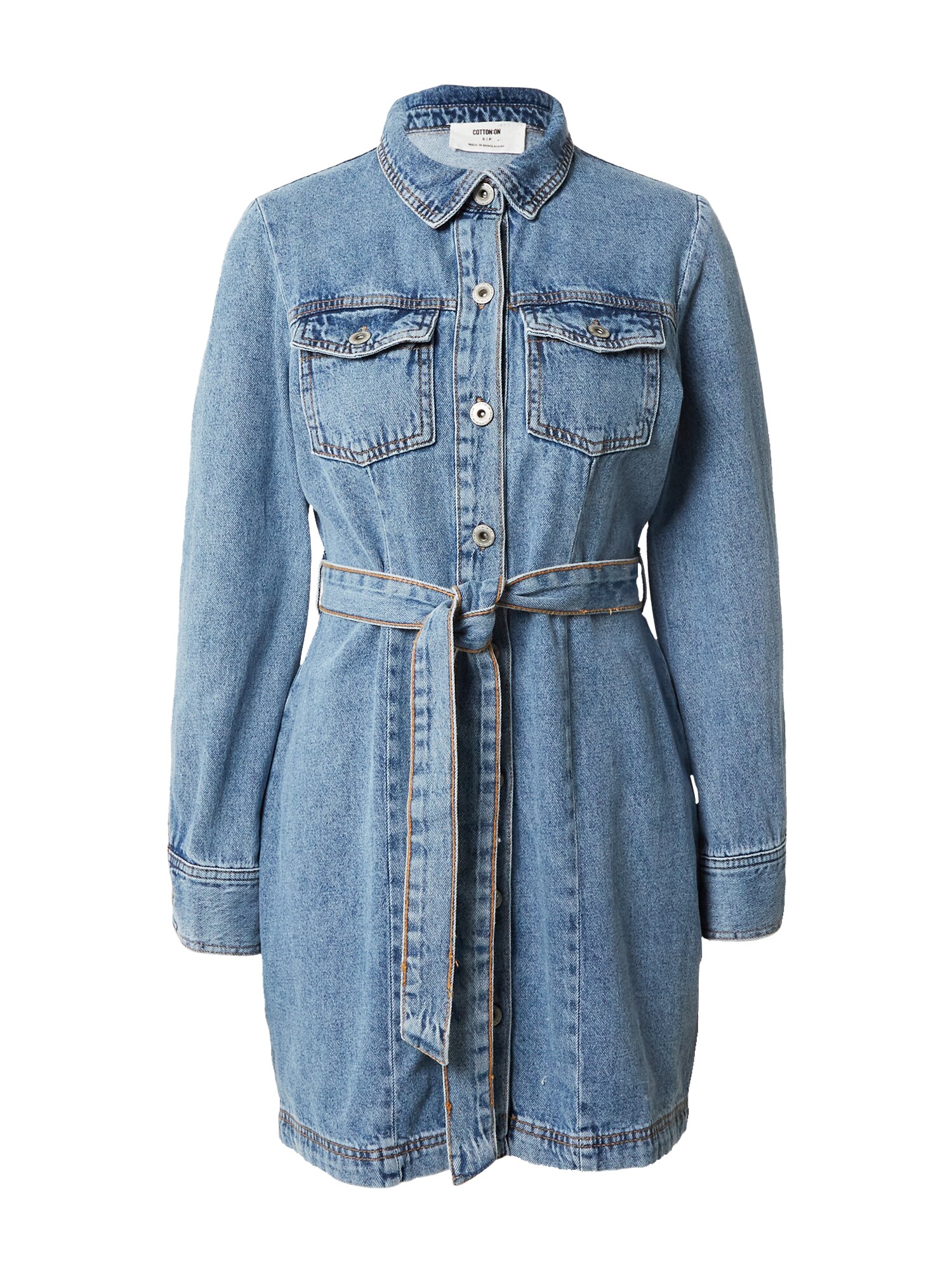 Cotton On Košeľové šaty  modrá denim