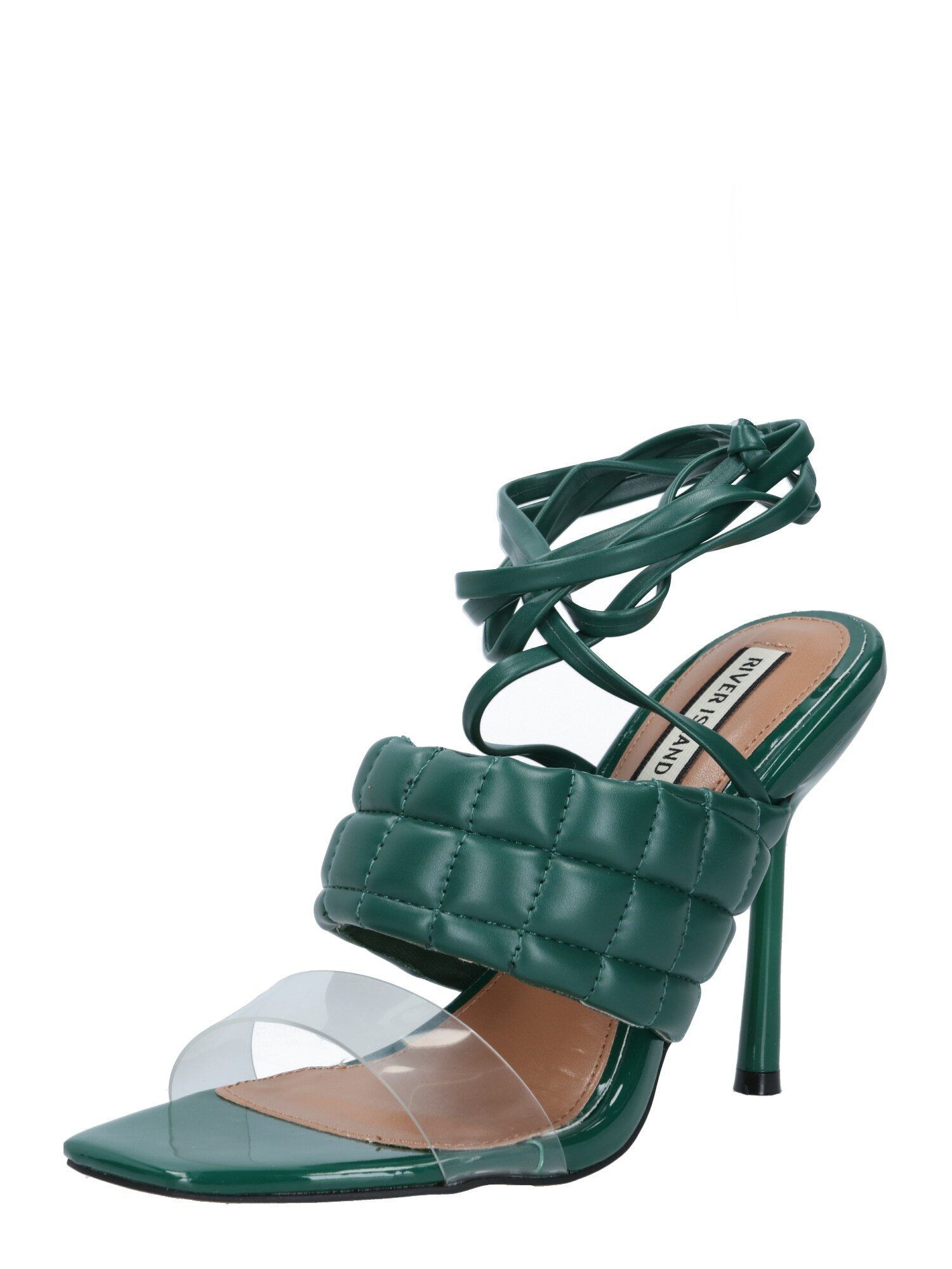 River Island Sandalai 'JANEY'  tamsiai žalia