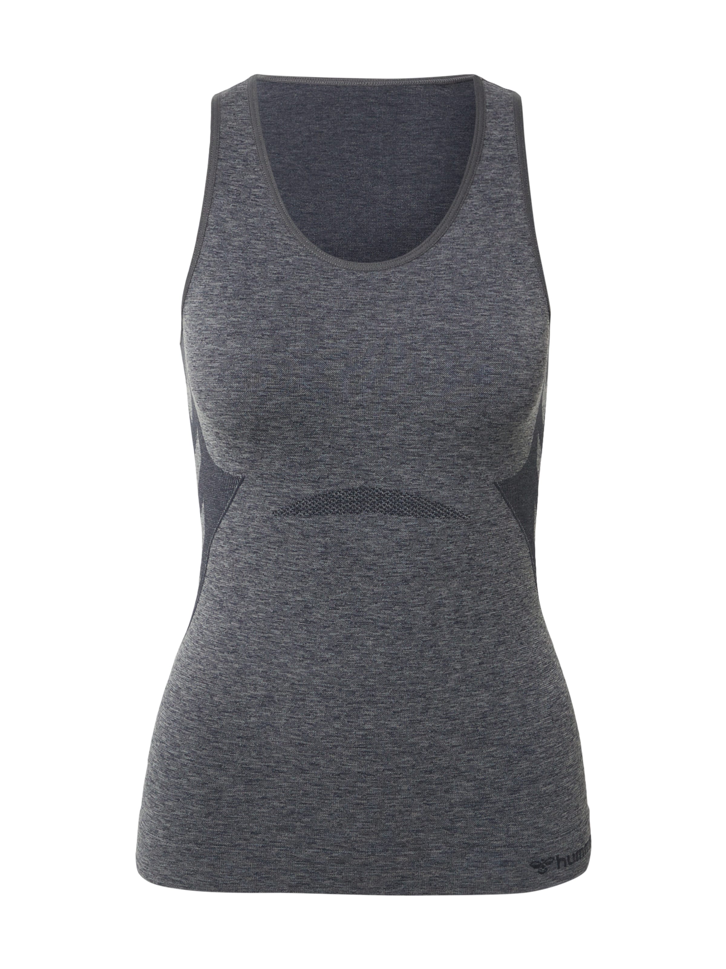 Hummel grey seamless tank top, size L
