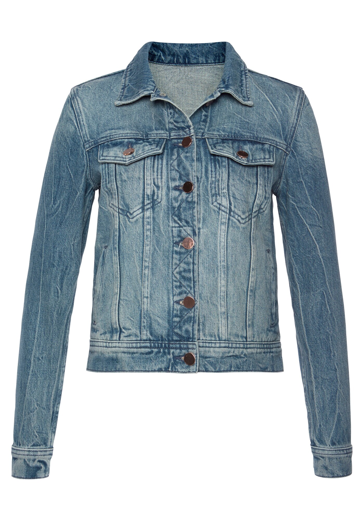 LASCANA Prechodná bunda  modrá denim